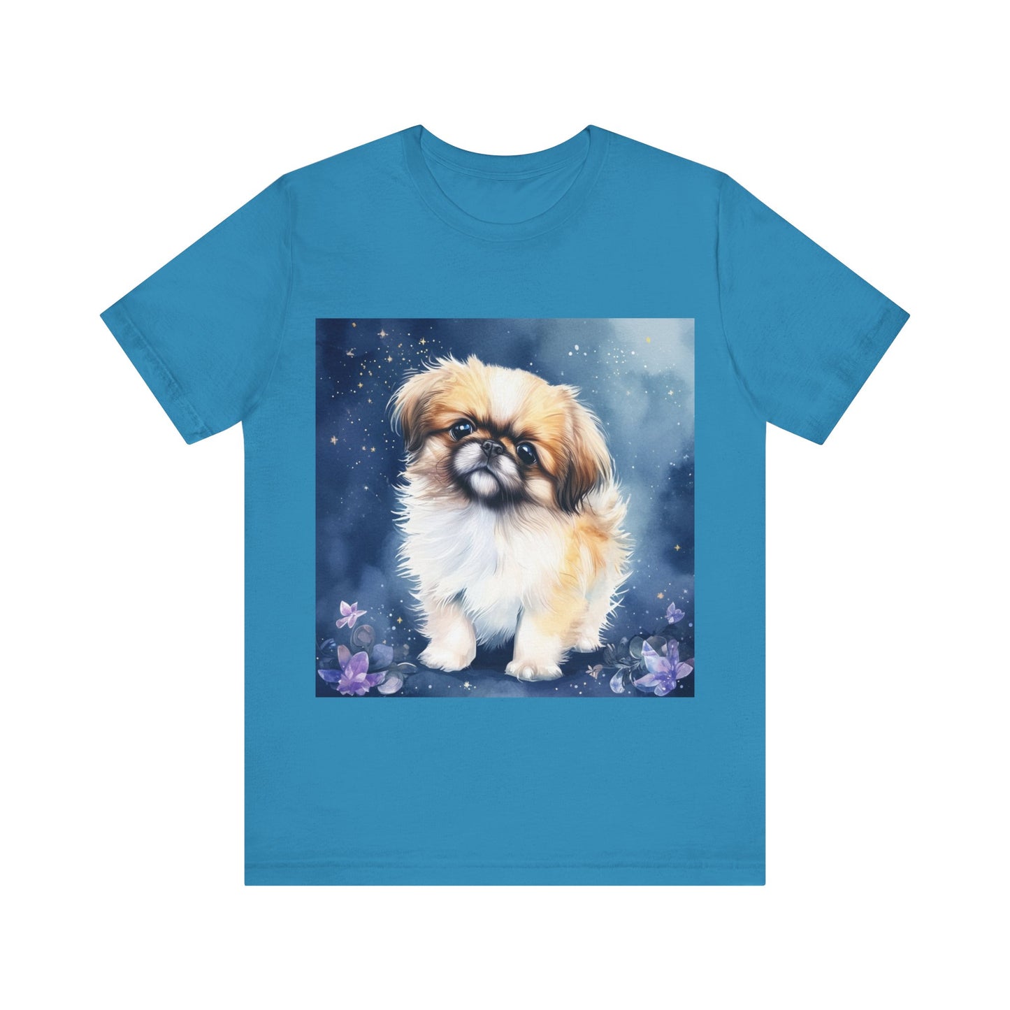 Pekinese Puppy Unisex Jersey Short Sleeve Tee