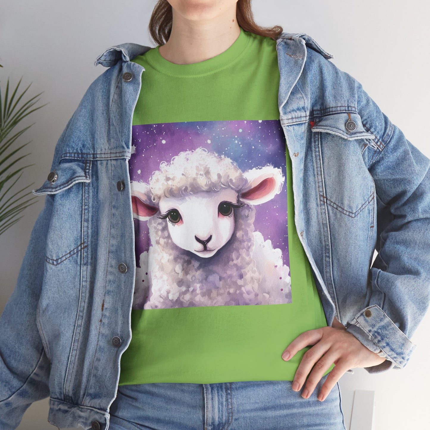 Fuzzy Lamb Unisex Heavy Cotton Tee