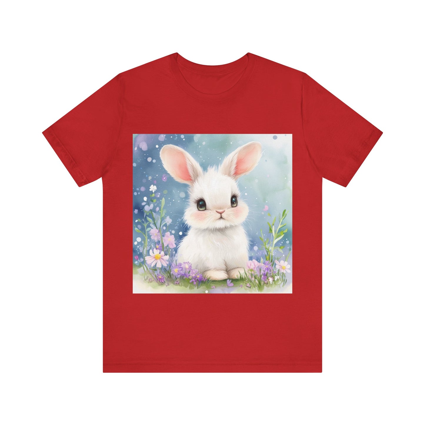 Adorable Bunny Unisex Jersey Short Sleeve Tee