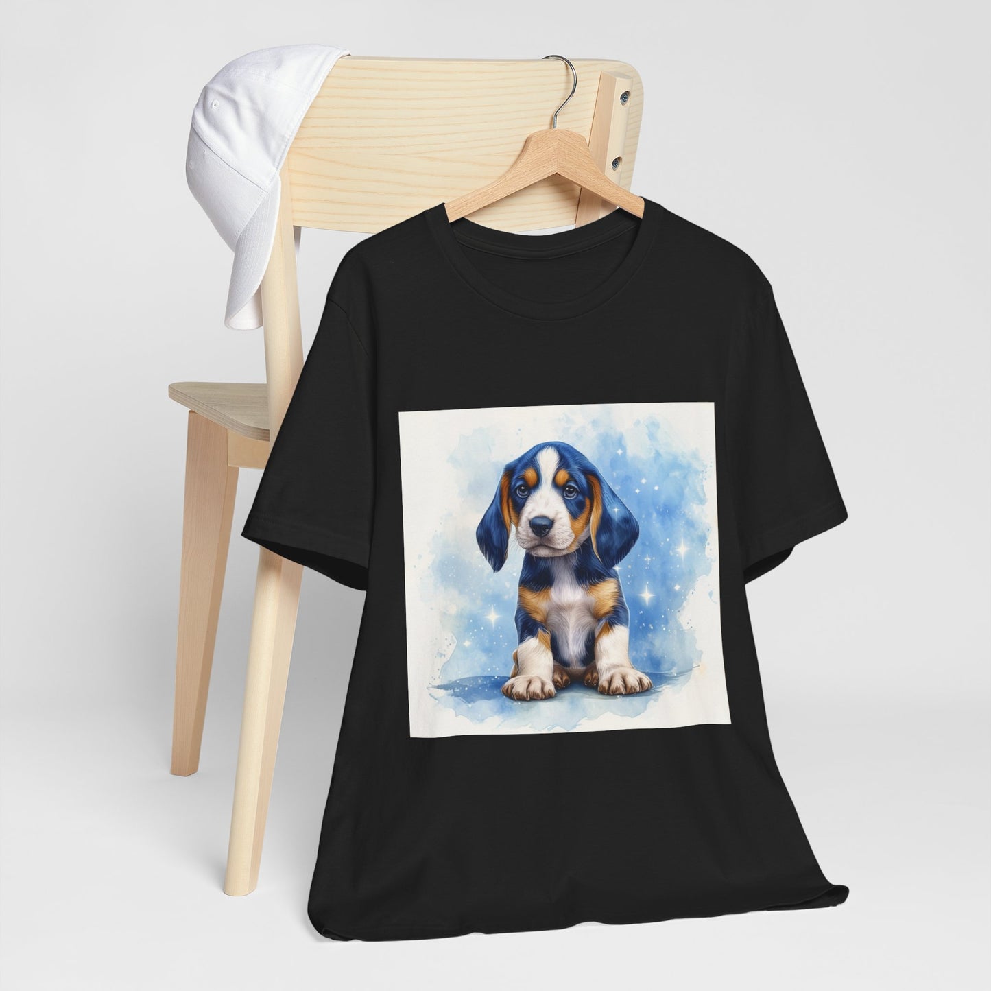 Blue Tick Puppy Unisex Jersey Short Sleeve Tee
