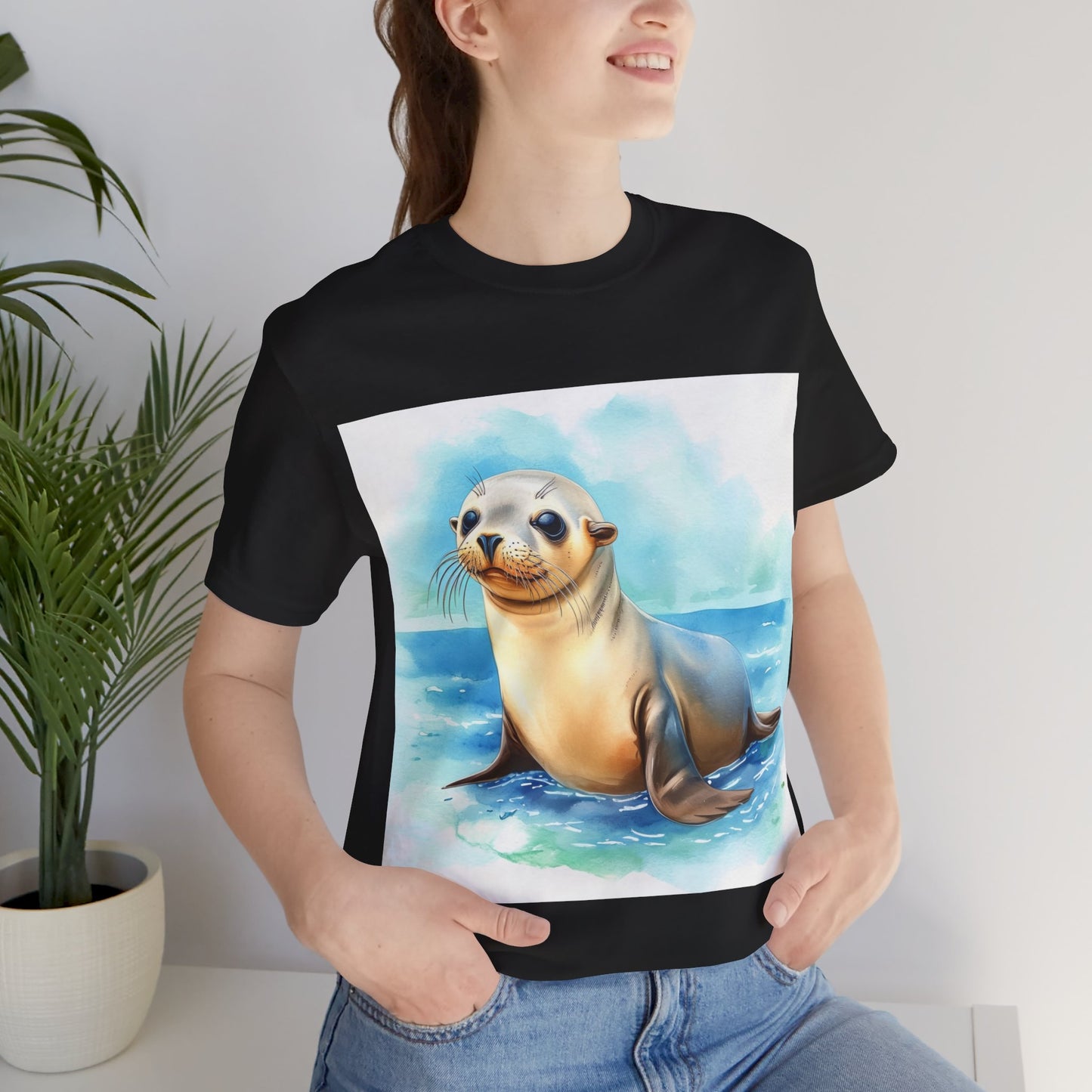 Baby Sea Lion Unisex Jersey Short Sleeve Tee