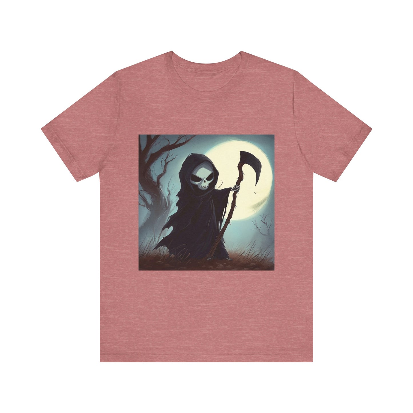 Dark Cute Grim Reaper Unisex Jersey Short Sleeve Tee