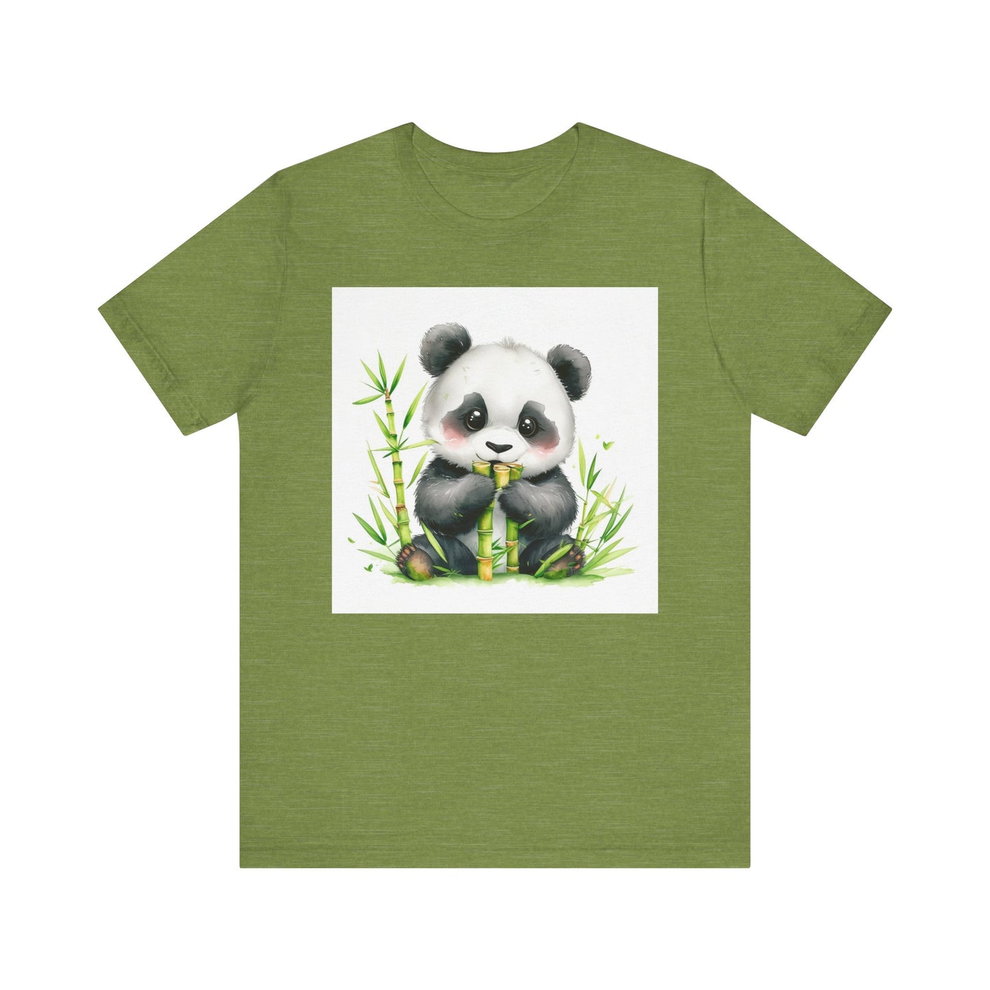 Cute Panda Snack Time Unisex T-Shirt