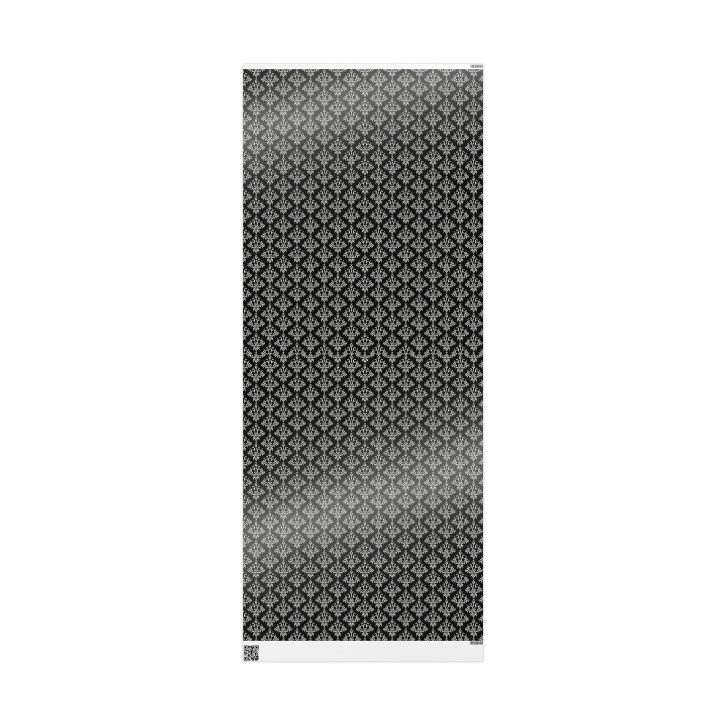 Gray and Black Victorian Pattern Wrapping Papers