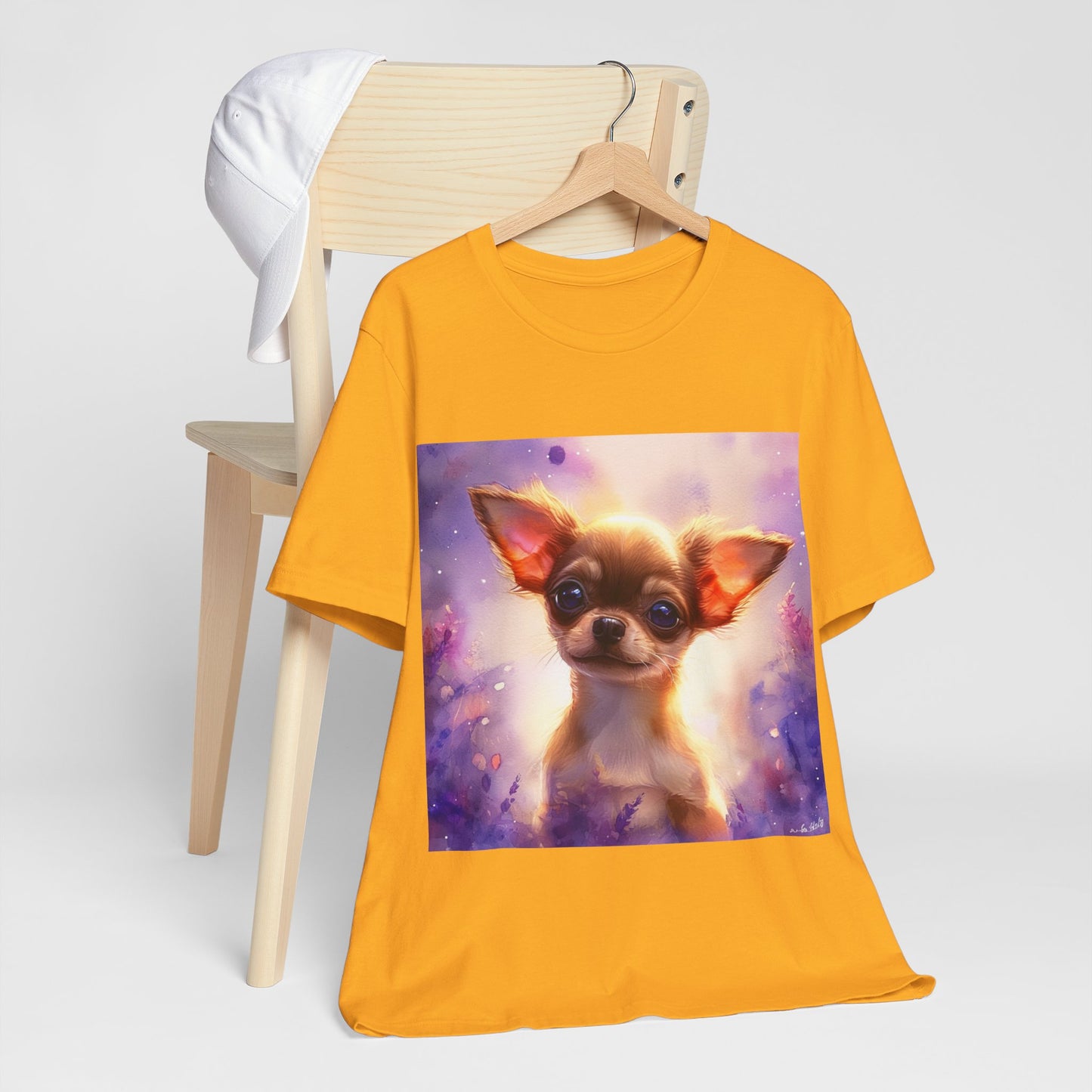 Galaxy Chihuahua Unisex Jersey Short Sleeve Tee