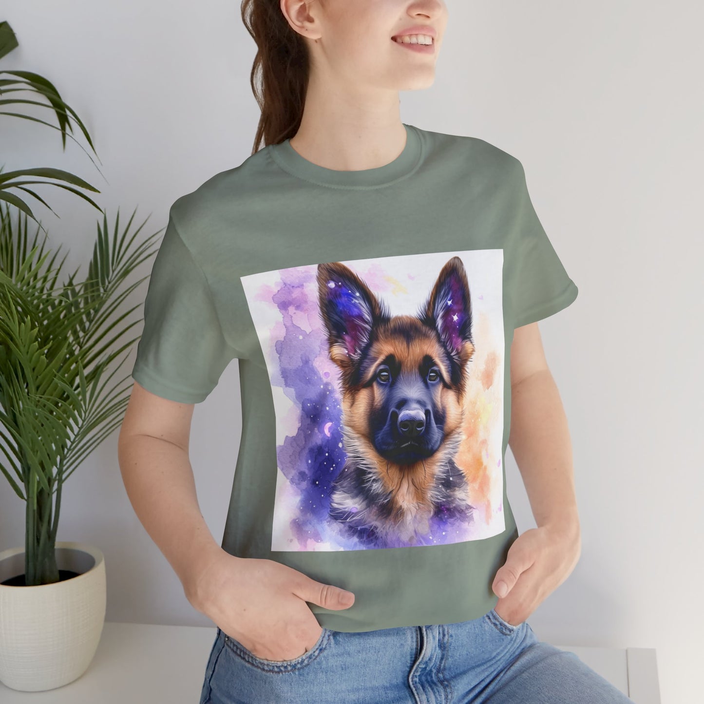 German Shepherd Unisex Jersey Short Sleeve Tee