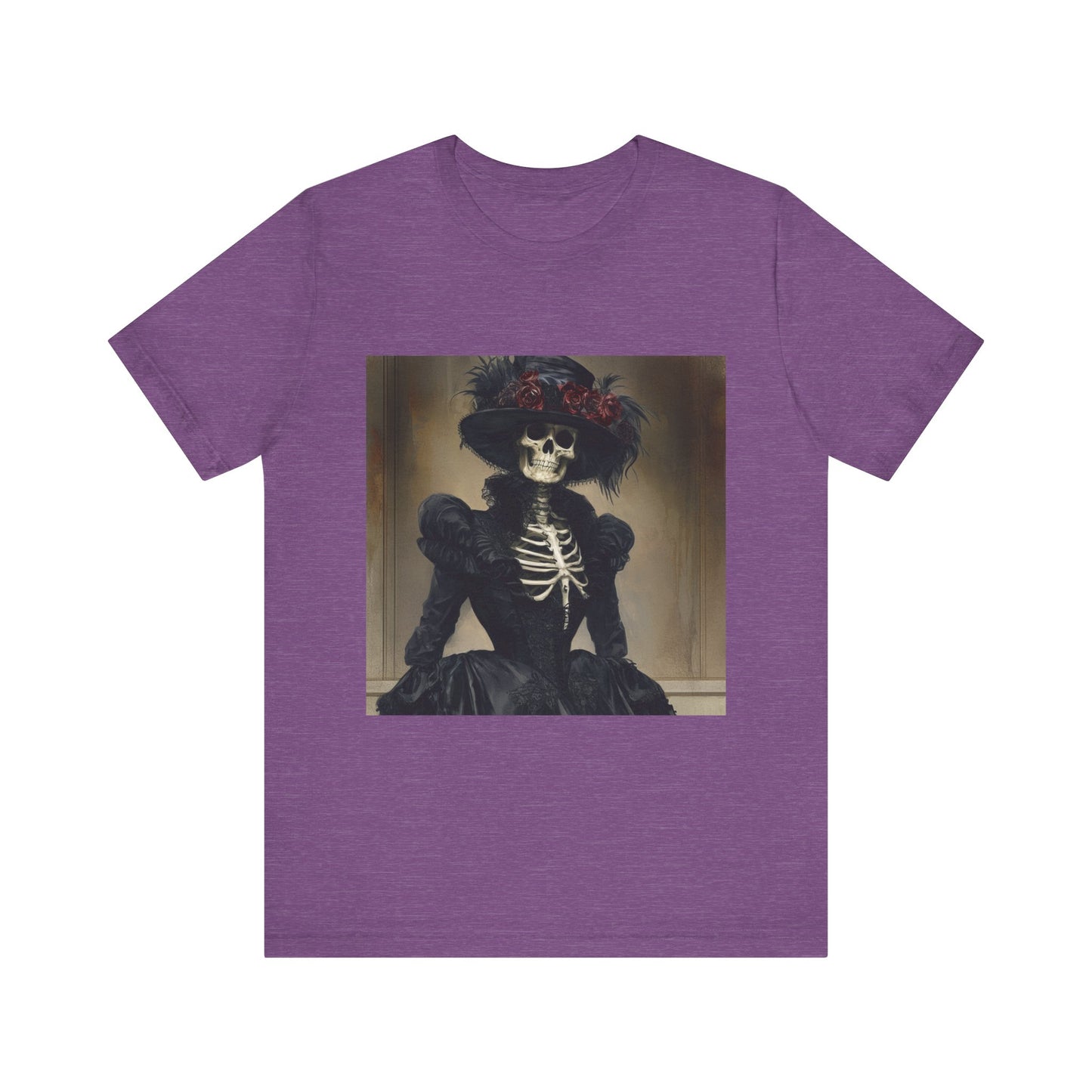 Creepy victorian Skeleton Unisex Jersey Short Sleeve Tee