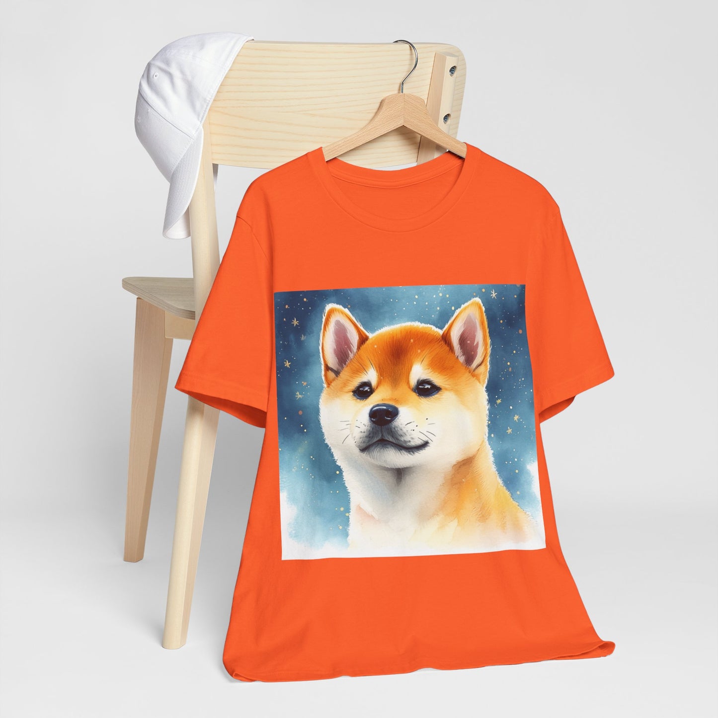 Starry Shiba Inu Unisex Jersey Short Sleeve Tee