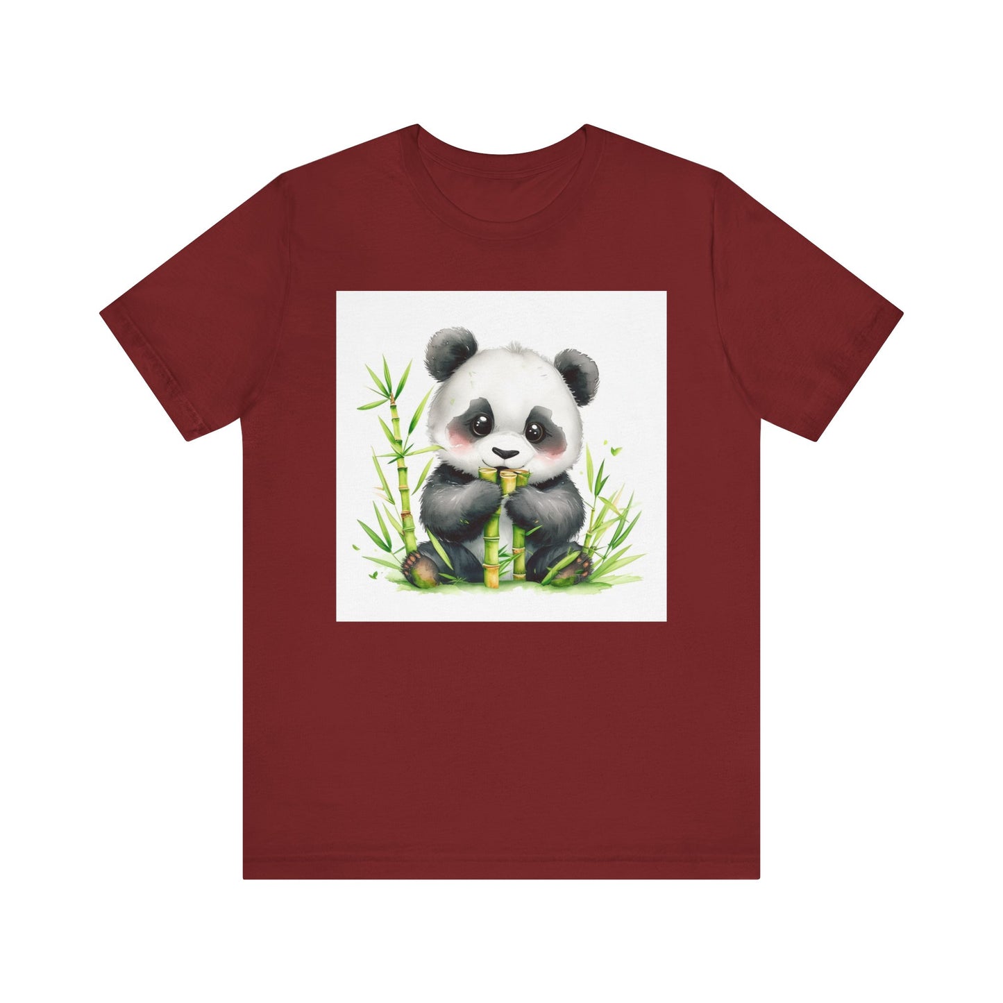 Cute Panda Snack Time Unisex T-Shirt