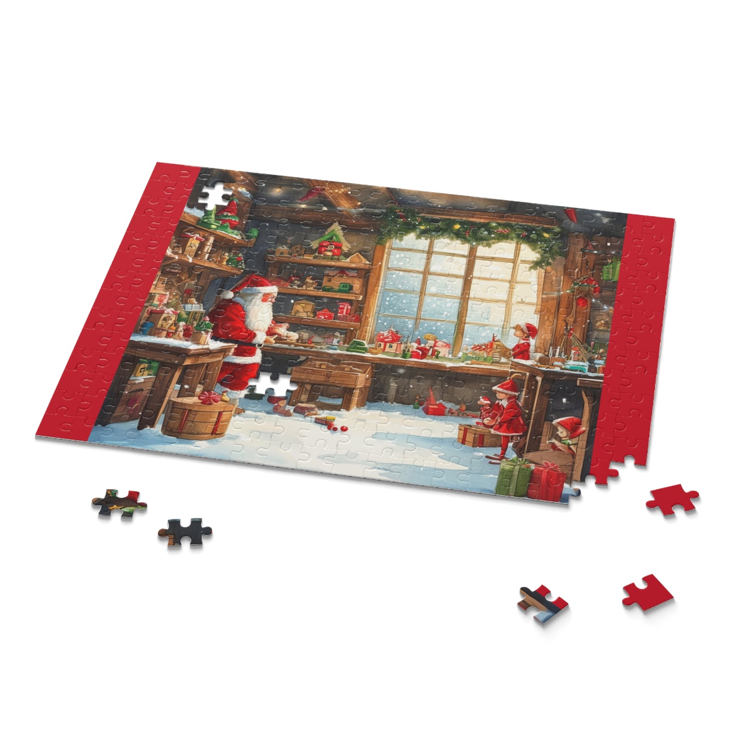 Santa's Christmas Prep Puzzle (120, 252, 500-Piece)