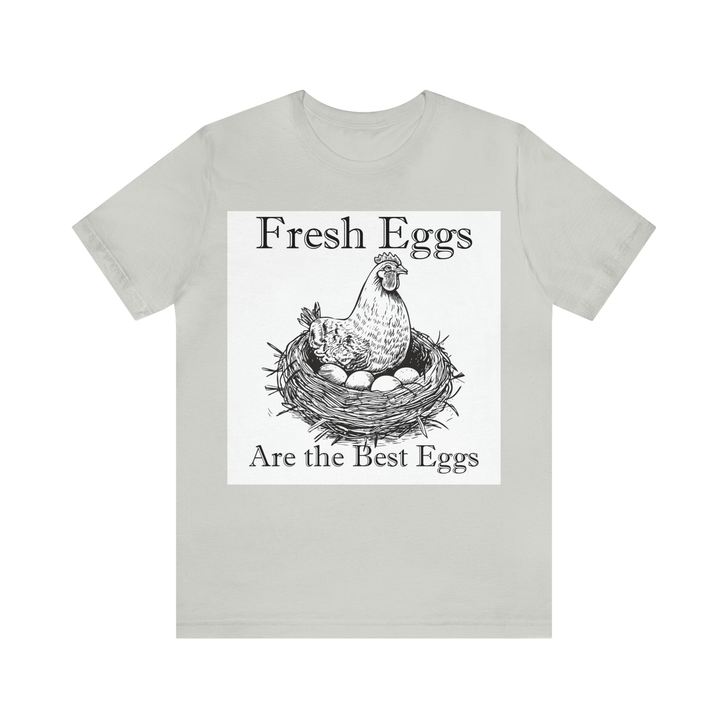 Fresh Eggs Unisex Jersey Short Sleeve Tee