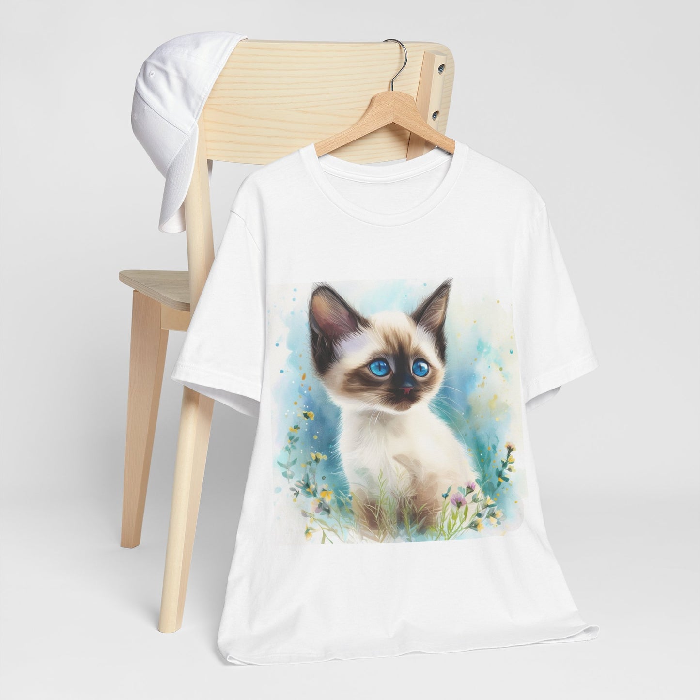 Siamese Kitten Unisex Jersey Short Sleeve Tee