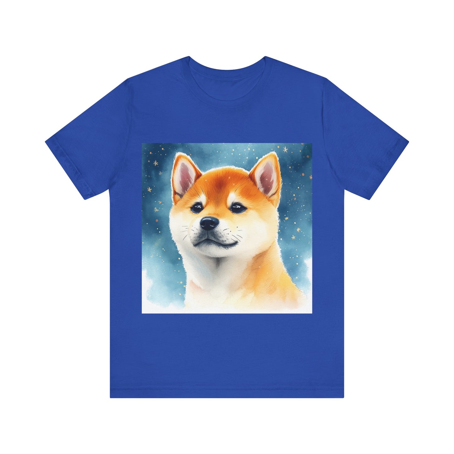 Starry Shiba Inu Unisex Jersey Short Sleeve Tee