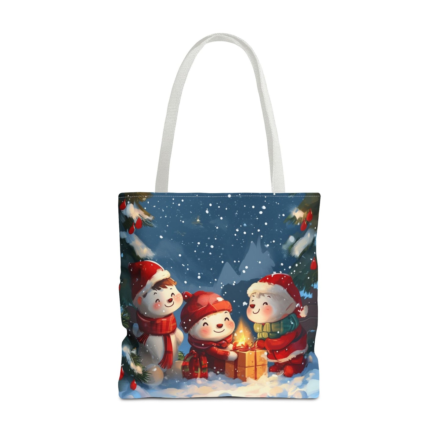 Snowman Family Tote Bag (AOP)