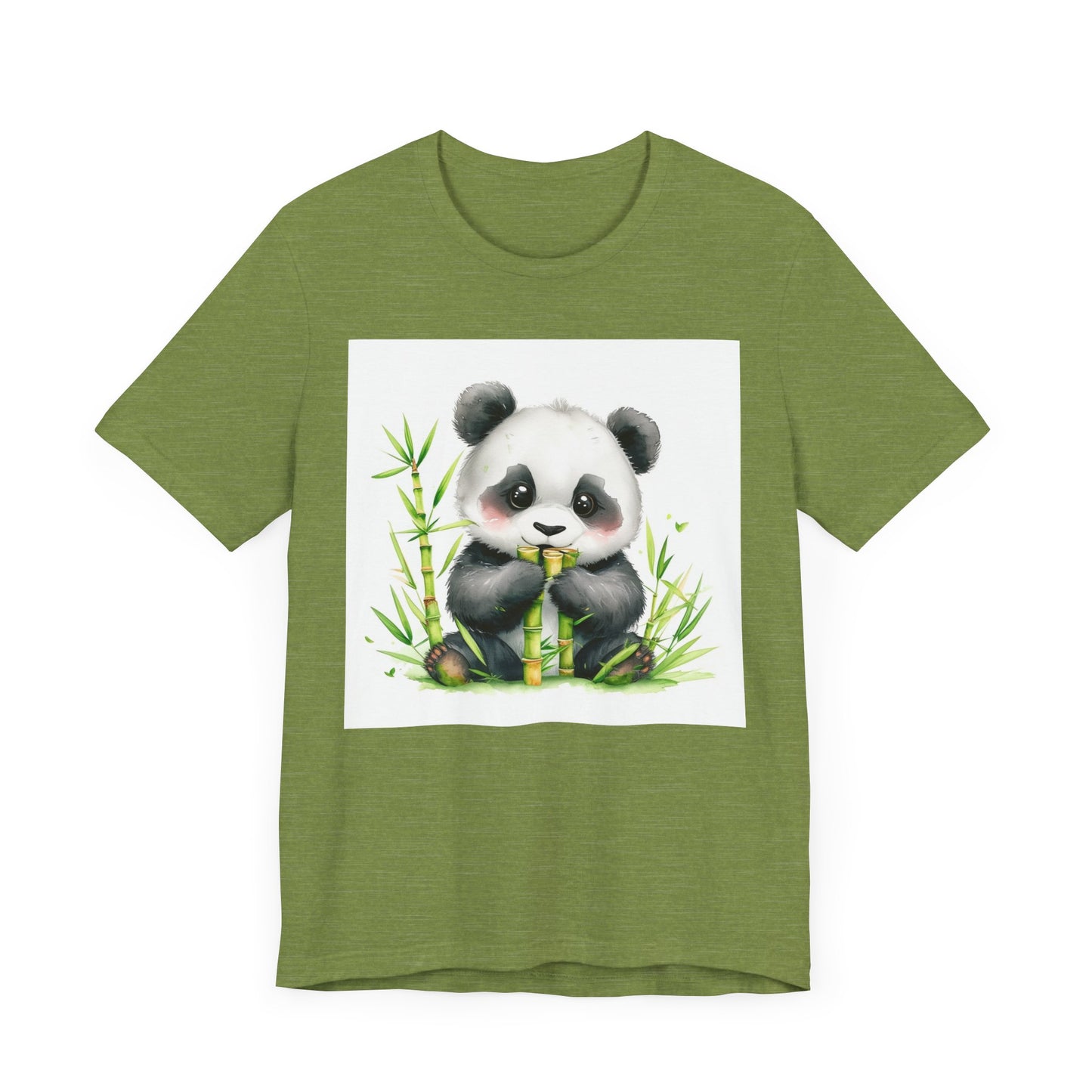 Cute Panda Snack Time Unisex T-Shirt