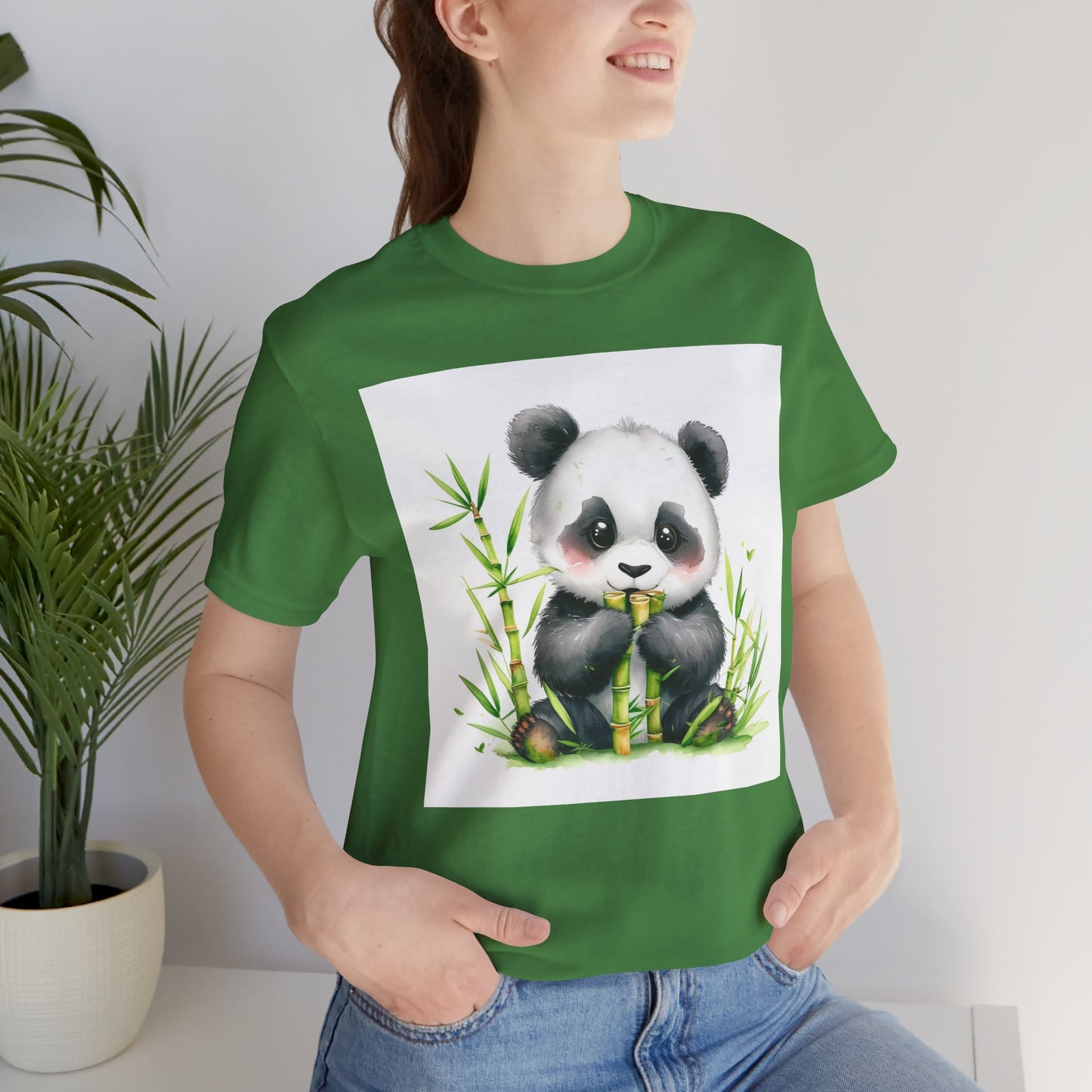 Cute Panda Snack Time Unisex T-Shirt