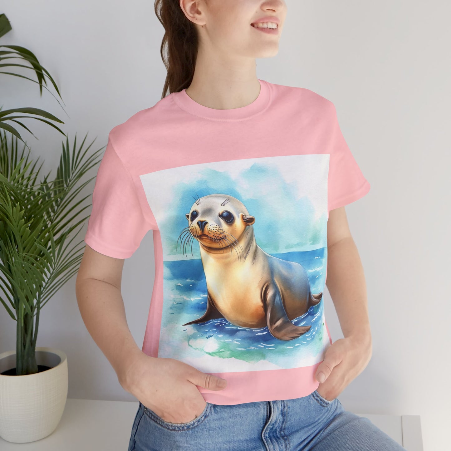 Baby Sea Lion Unisex Jersey Short Sleeve Tee
