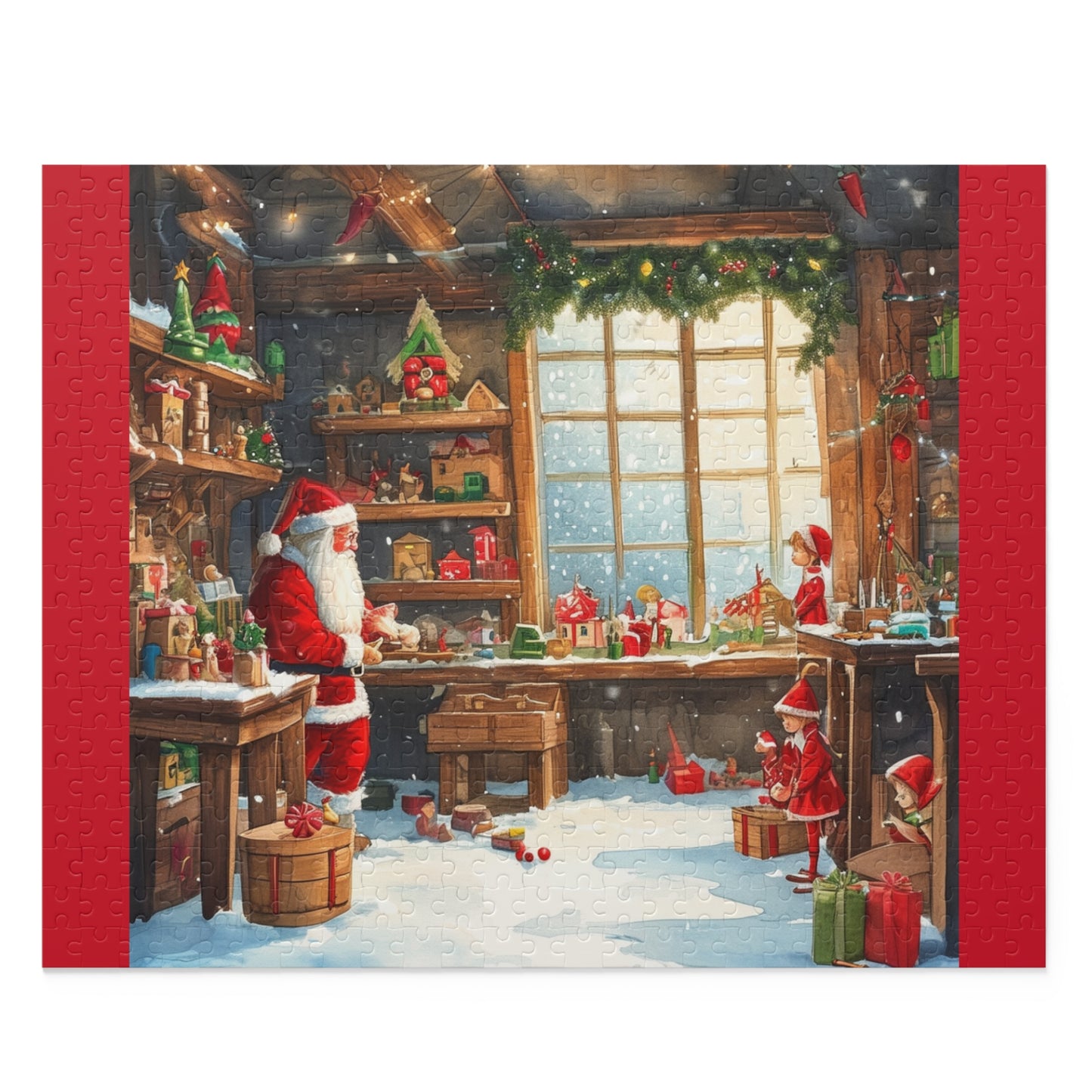 Santa's Christmas Prep Puzzle (120, 252, 500-Piece)