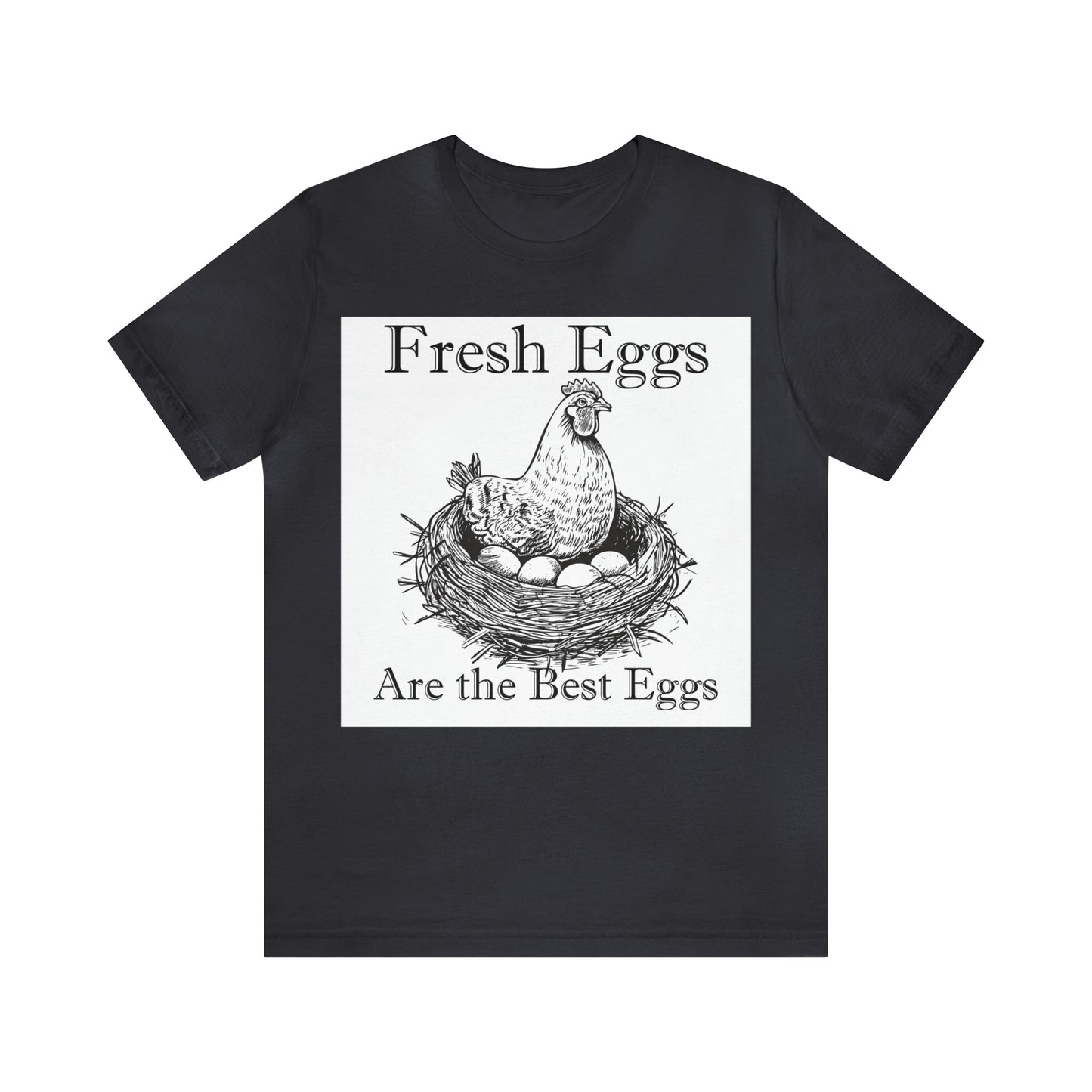 Fresh Eggs Unisex Jersey Short Sleeve Tee