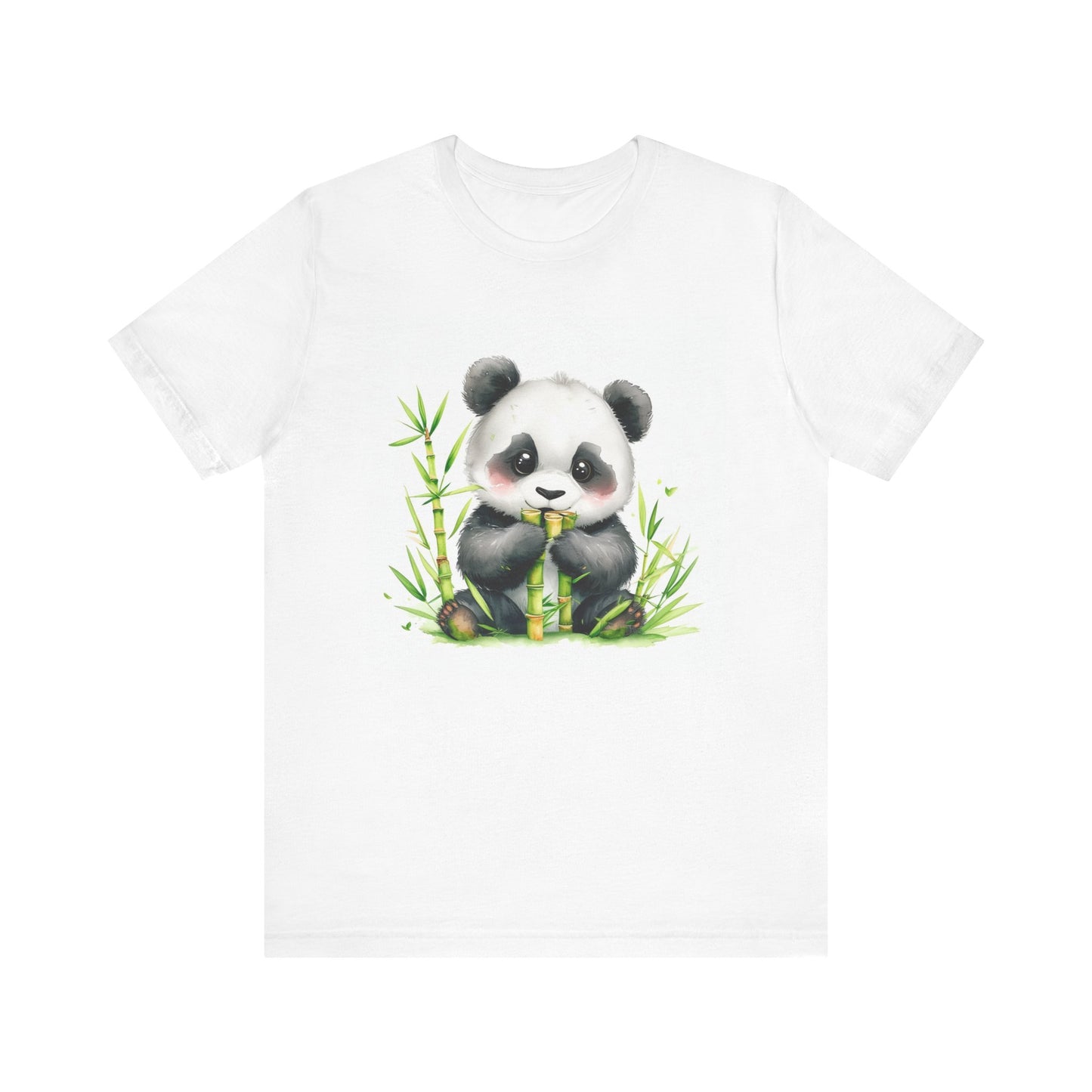 Cute Panda Snack Time Unisex T-Shirt