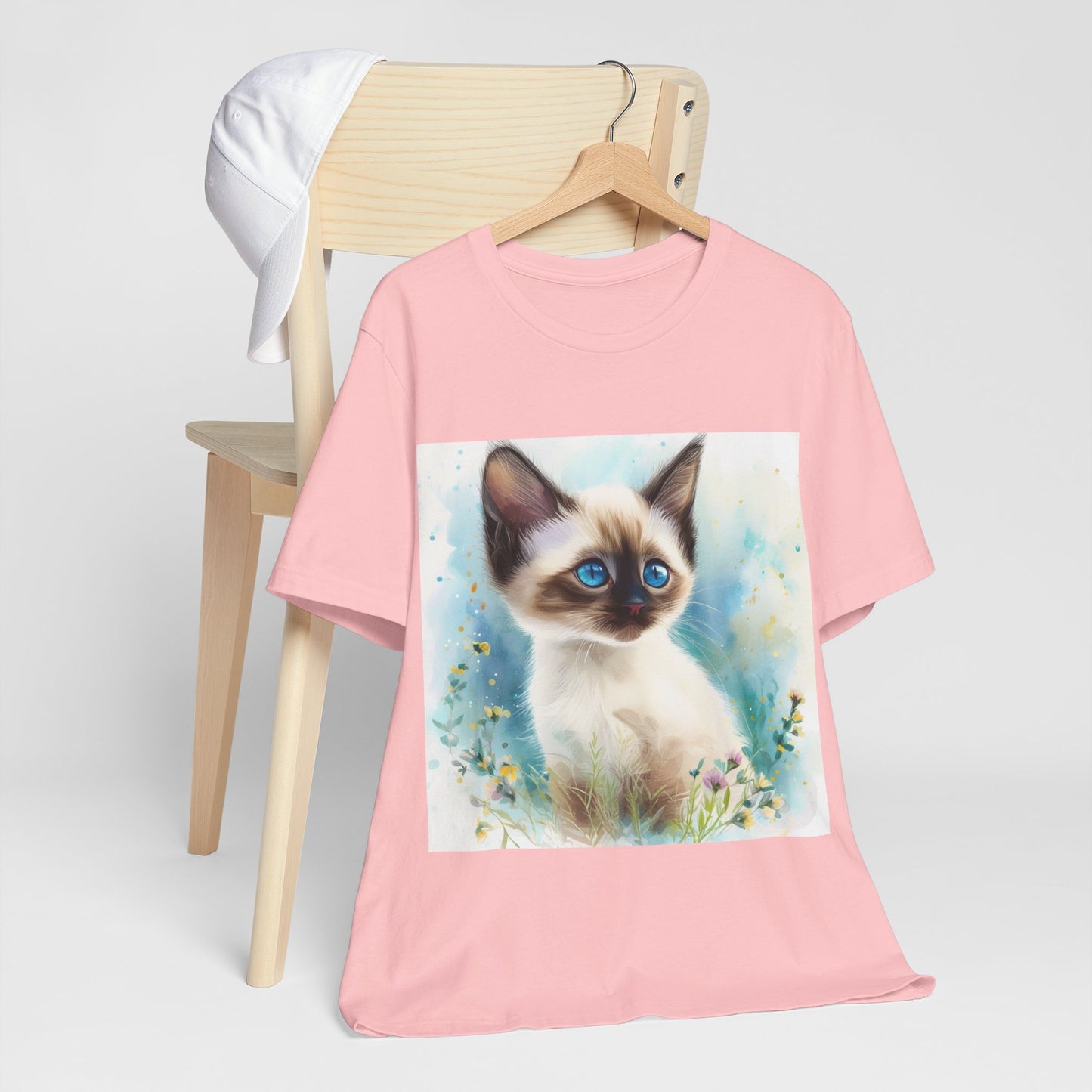 Siamese Kitten Unisex Jersey Short Sleeve Tee