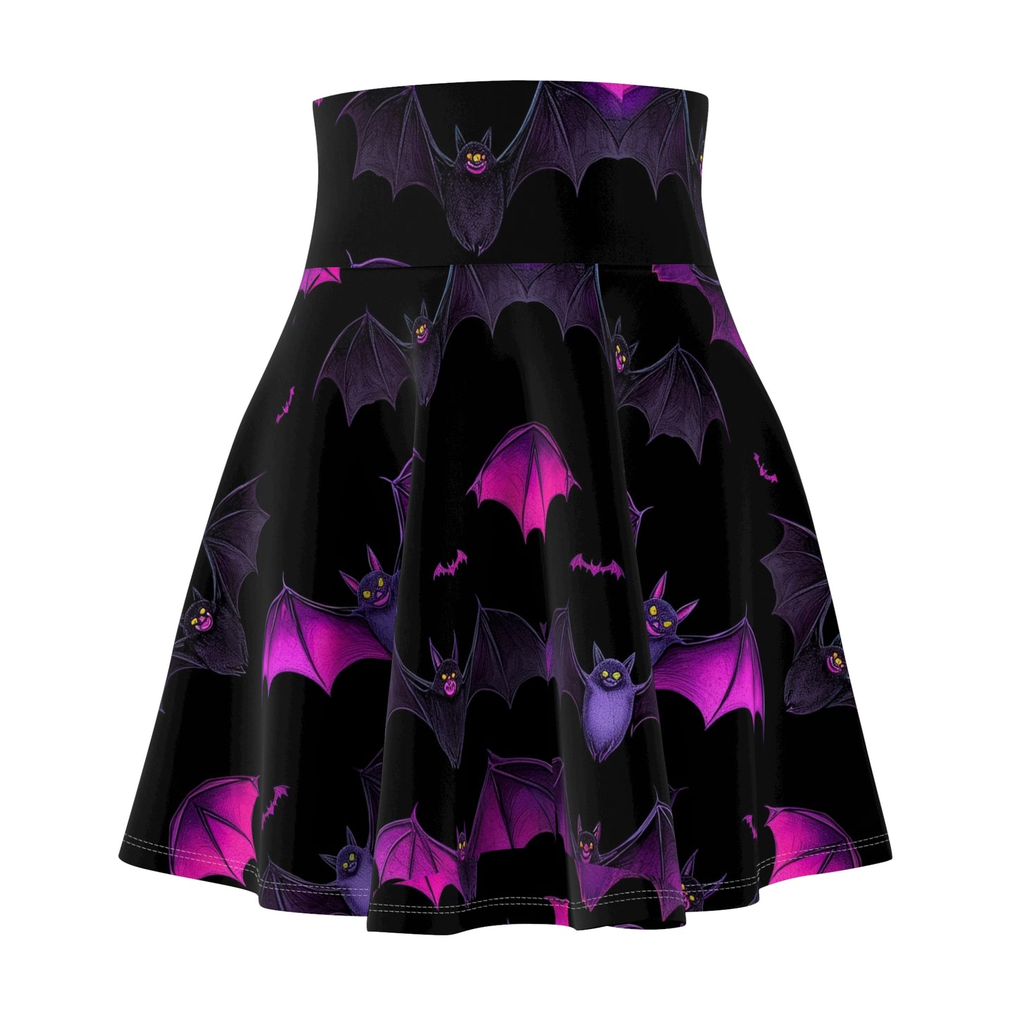 Cute Bats Women's Skater Skirt (AOP)