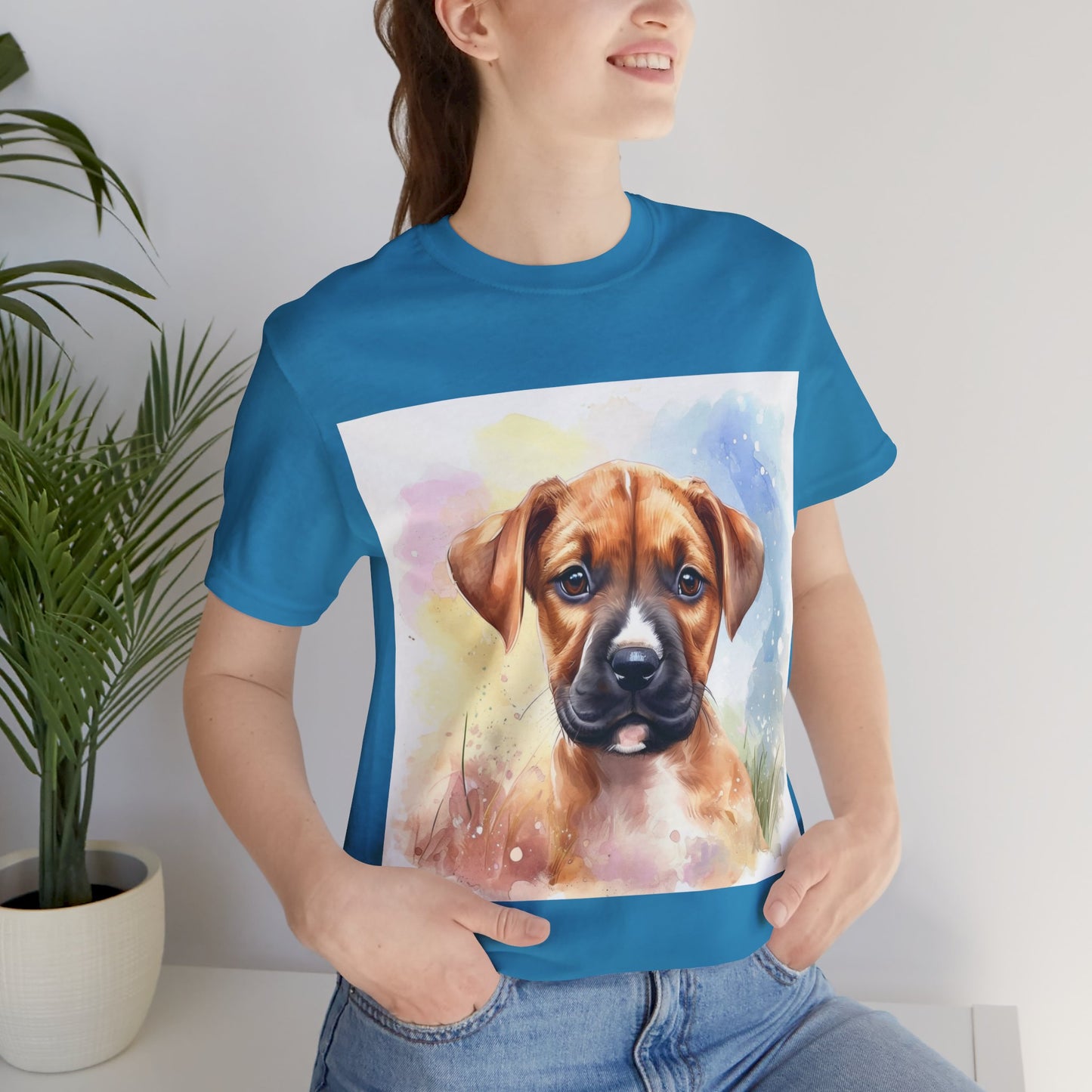 Mastiff Puppy Unisex Jersey Short Sleeve Tee
