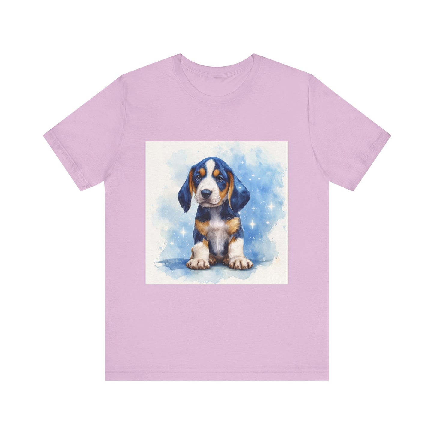 Blue Tick Puppy Unisex Jersey Short Sleeve Tee