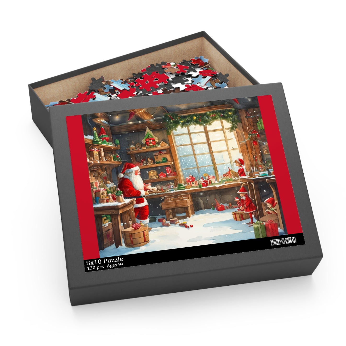 Santa's Christmas Prep Puzzle (120, 252, 500-Piece)