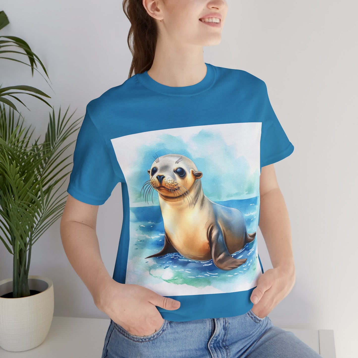 Baby Sea Lion Unisex Jersey Short Sleeve Tee