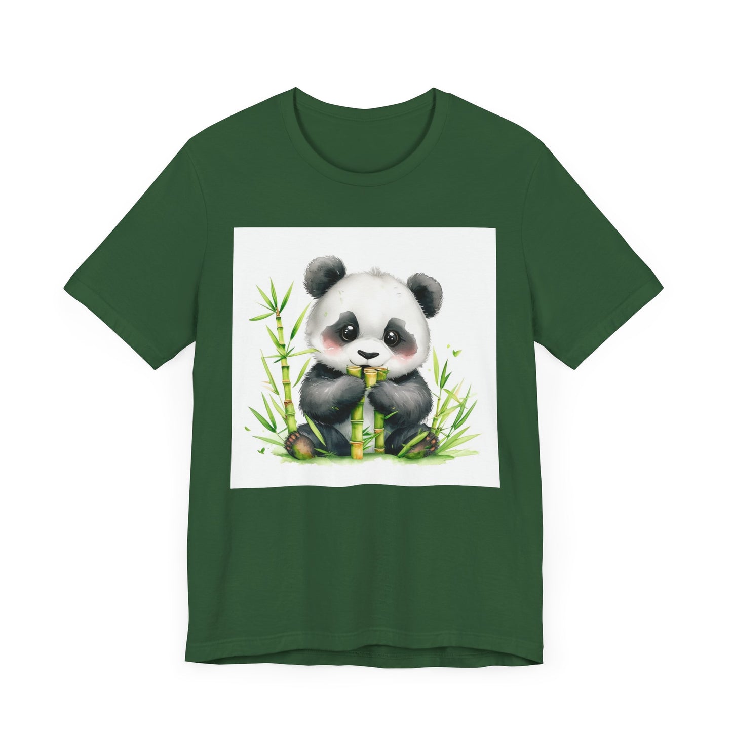 Cute Panda Snack Time Unisex T-Shirt
