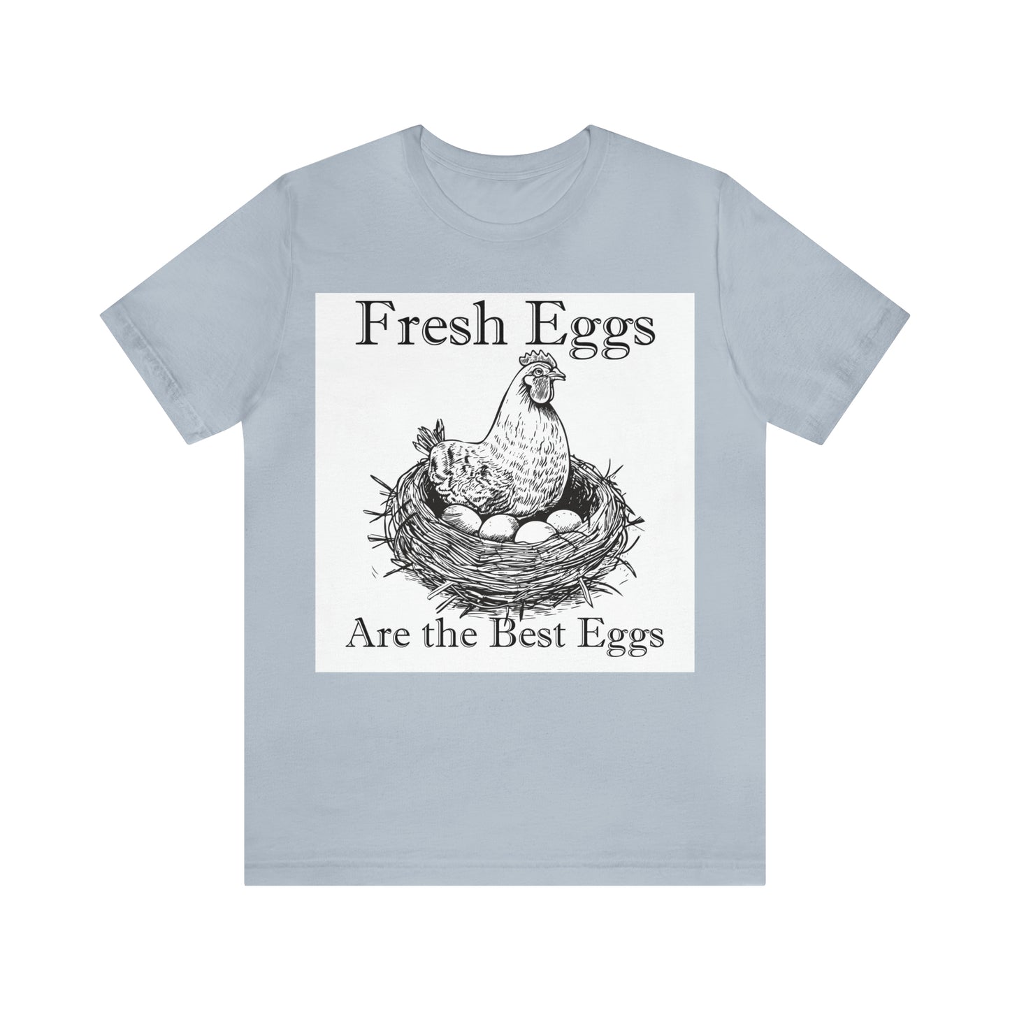 Fresh Eggs Unisex Jersey Short Sleeve Tee