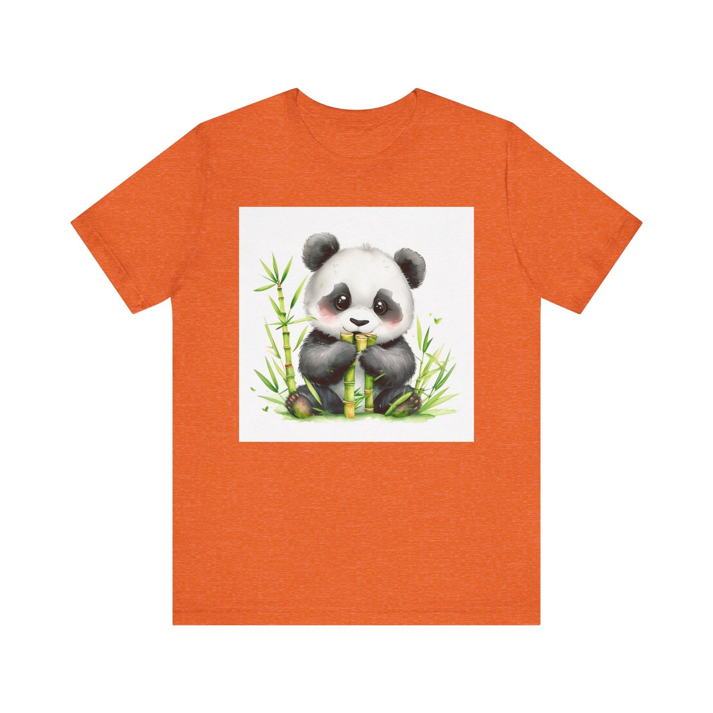 Cute Panda Snack Time Unisex T-Shirt