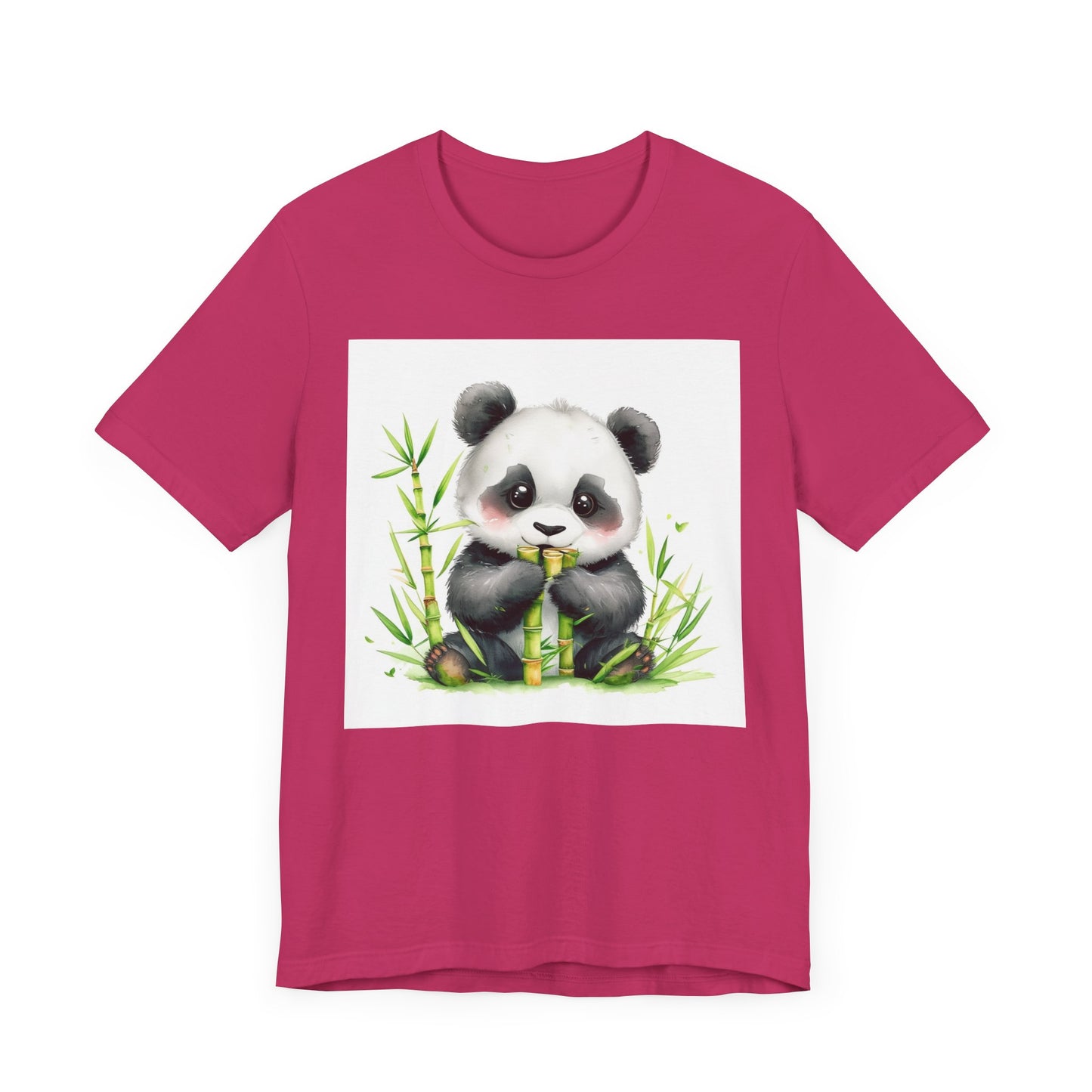 Cute Panda Snack Time Unisex T-Shirt