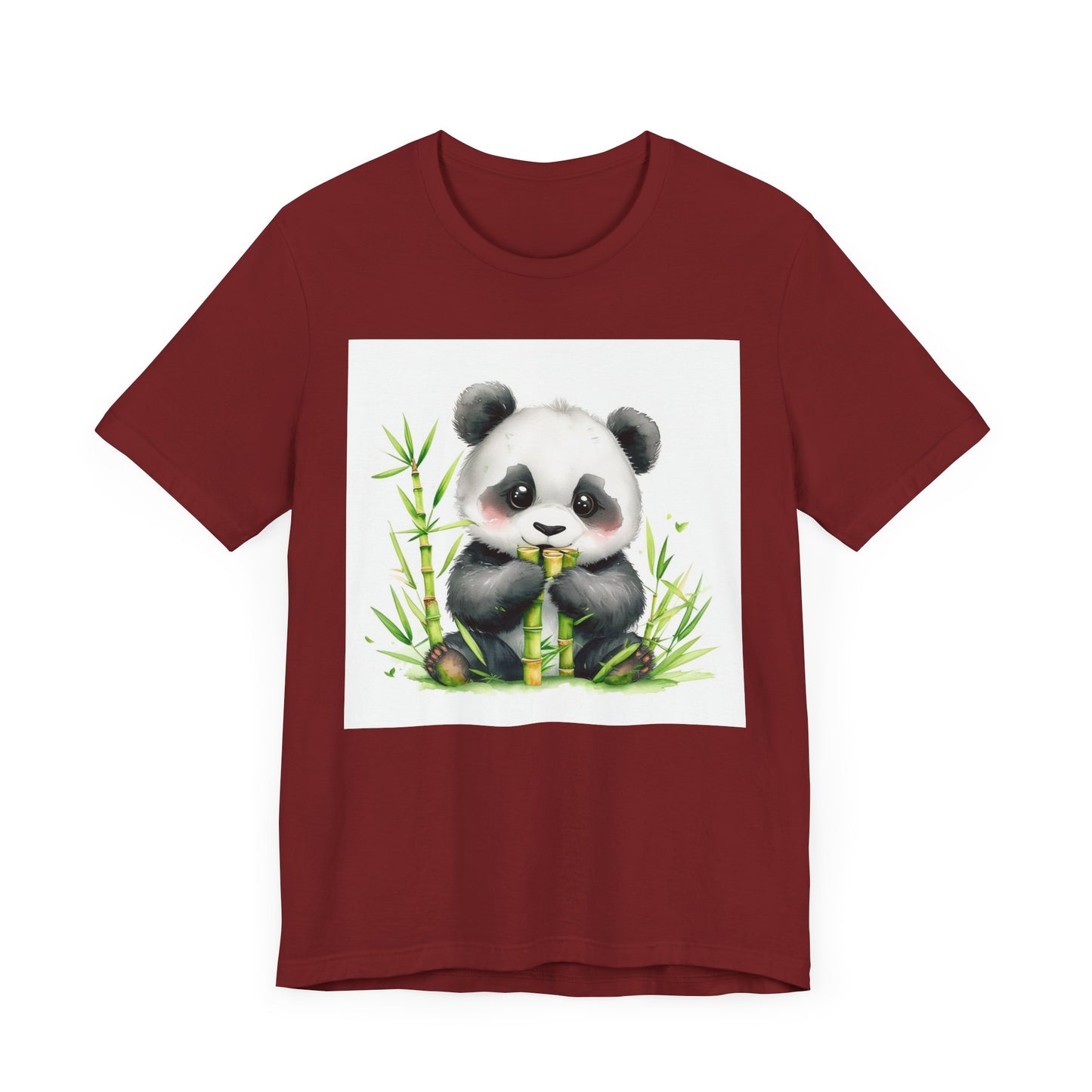 Cute Panda Snack Time Unisex T-Shirt