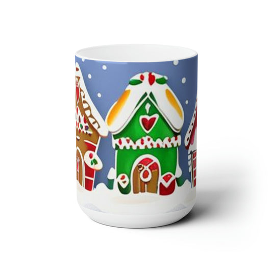 Gingerbread Village Ceramic Mug 15oz