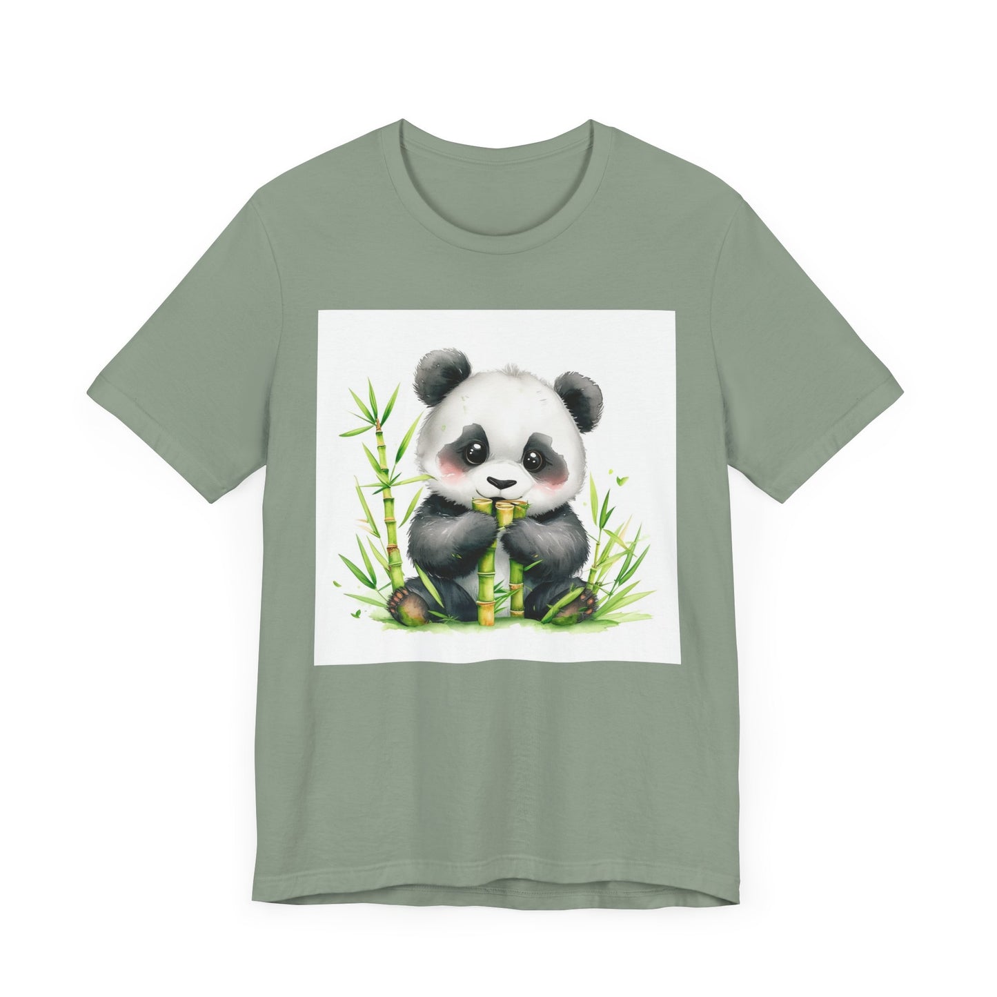 Cute Panda Snack Time Unisex T-Shirt
