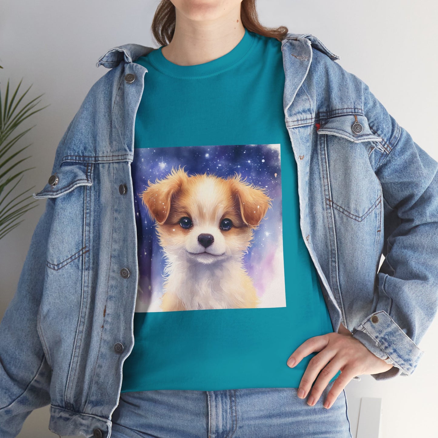 Basenji Puppy Unisex Heavy Cotton Tee