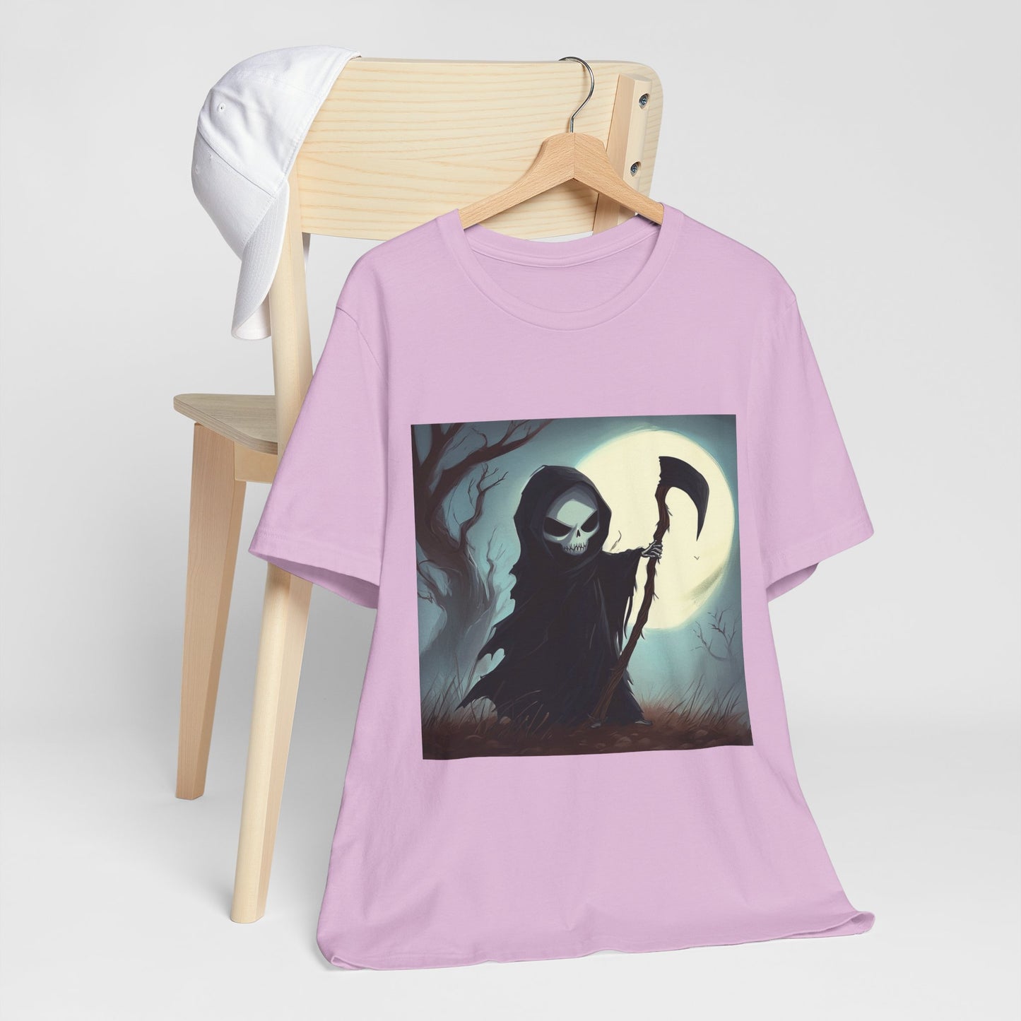 Dark Cute Grim Reaper Unisex Jersey Short Sleeve Tee