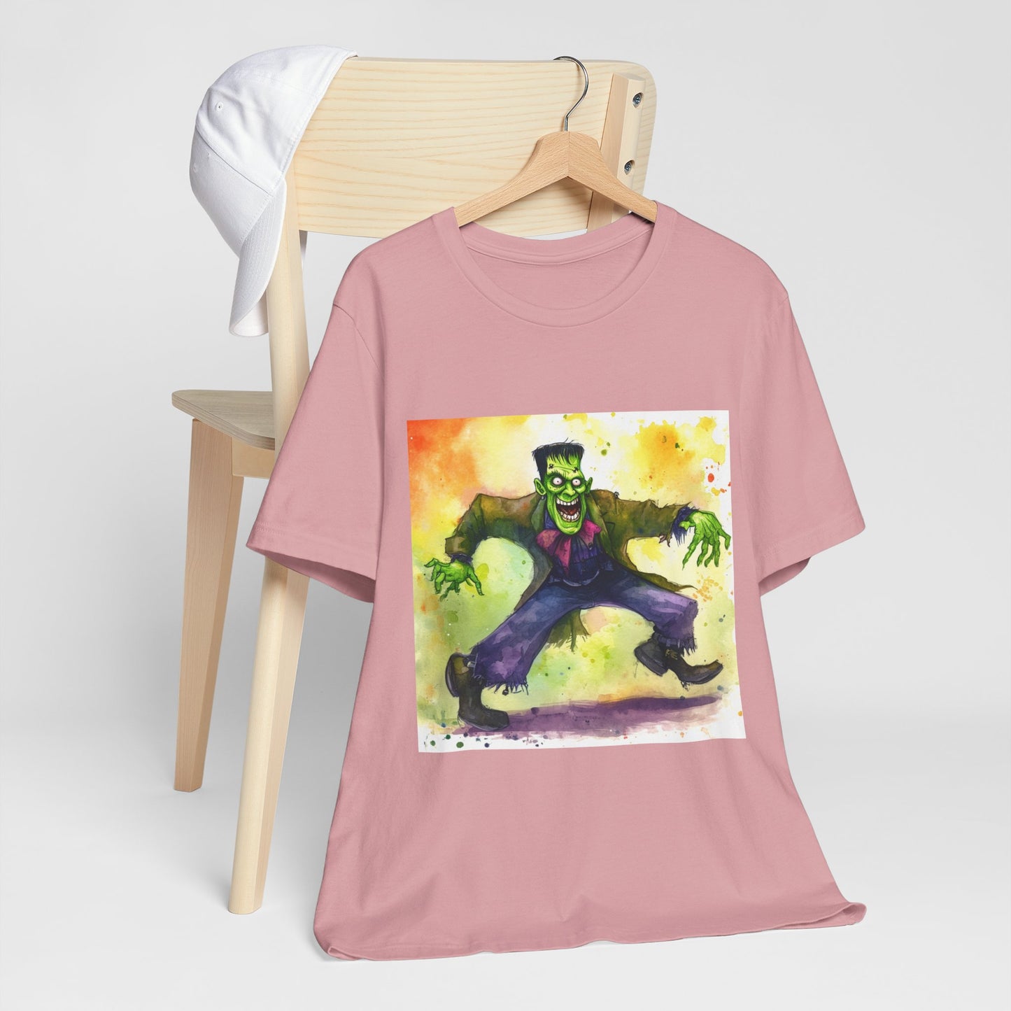 Quirky Frankenstein Unisex Jersey Short Sleeve Tee