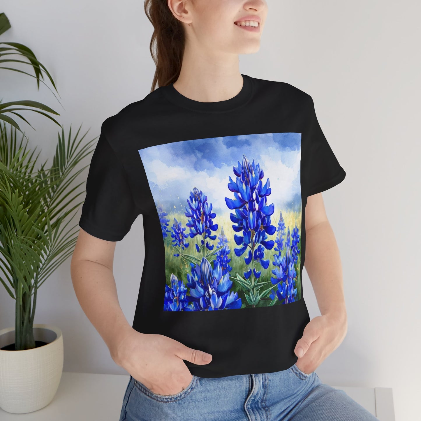 Bluebonnet Fields Unisex Jersey Tee