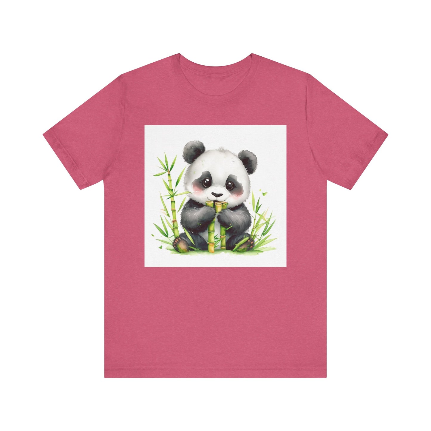 Cute Panda Snack Time Unisex T-Shirt