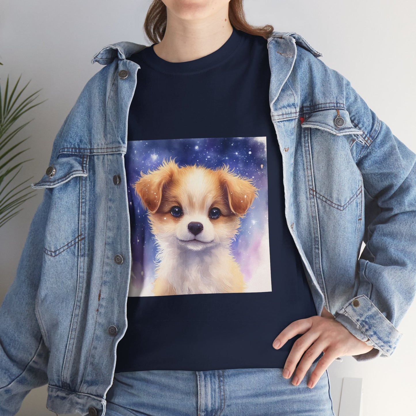 Basenji Puppy Unisex Heavy Cotton Tee
