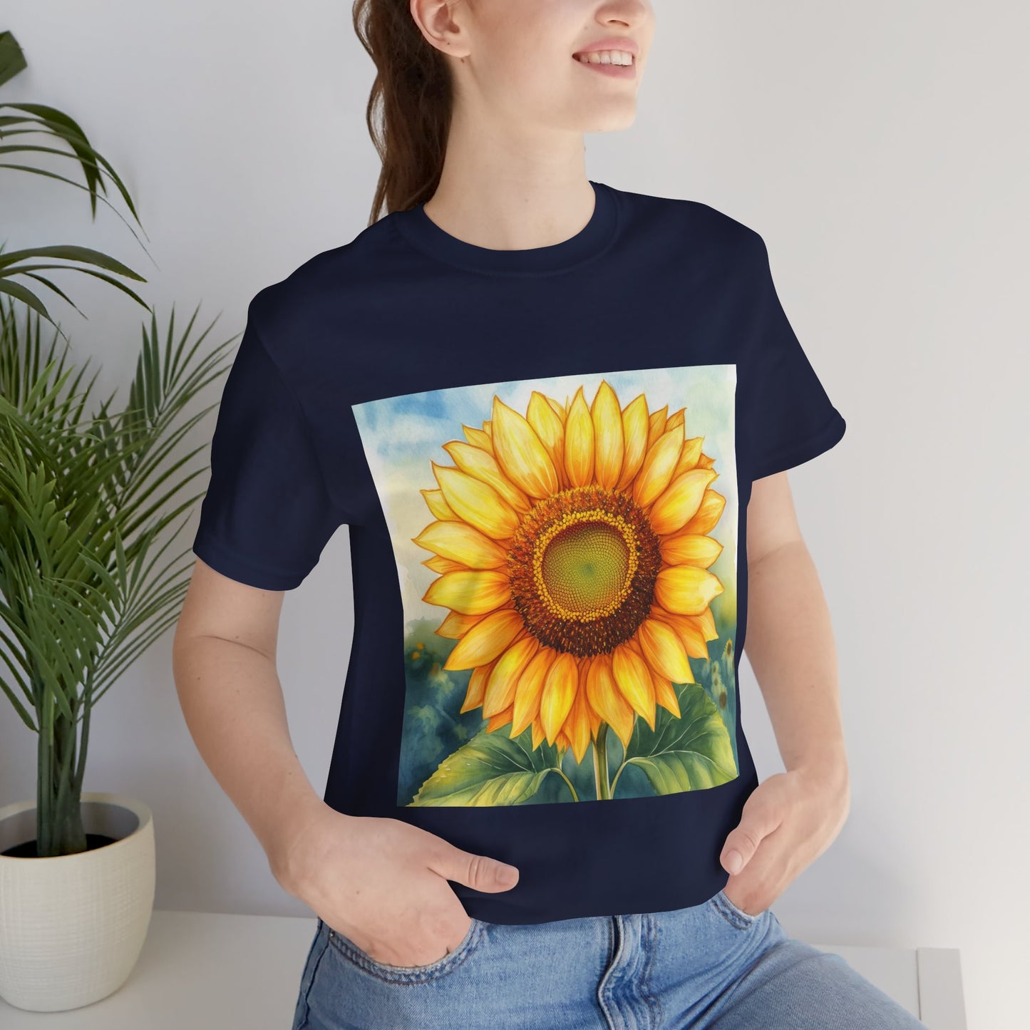 Sunshine Blooms Unisex Jersey Tee