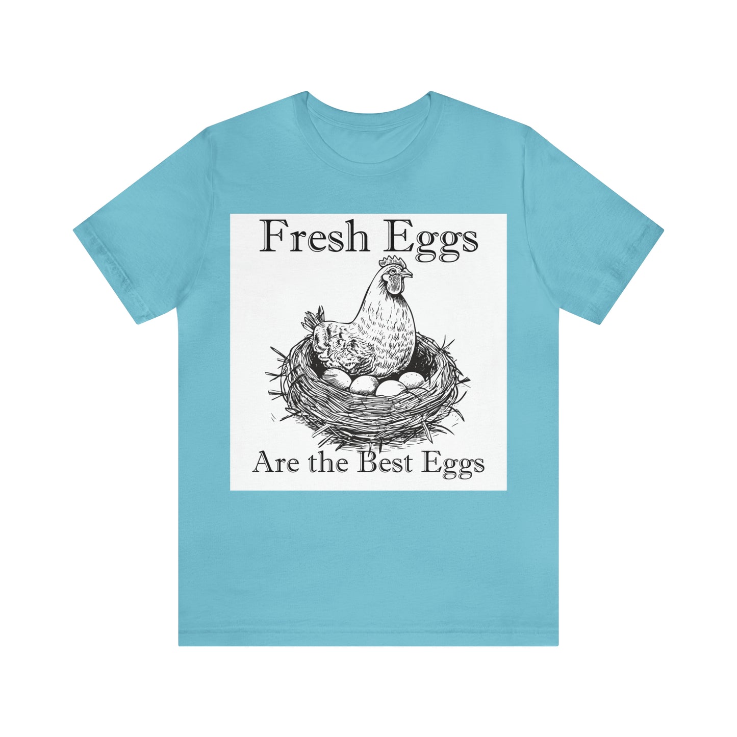 Fresh Eggs Unisex Jersey Short Sleeve Tee