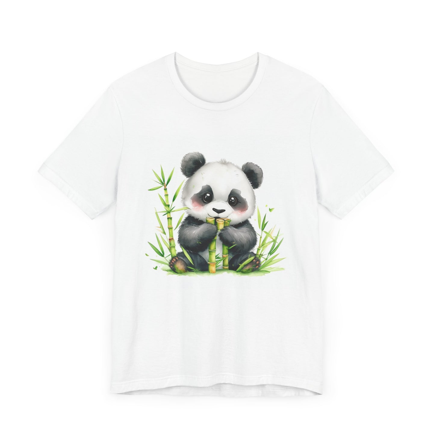 Cute Panda Snack Time Unisex T-Shirt