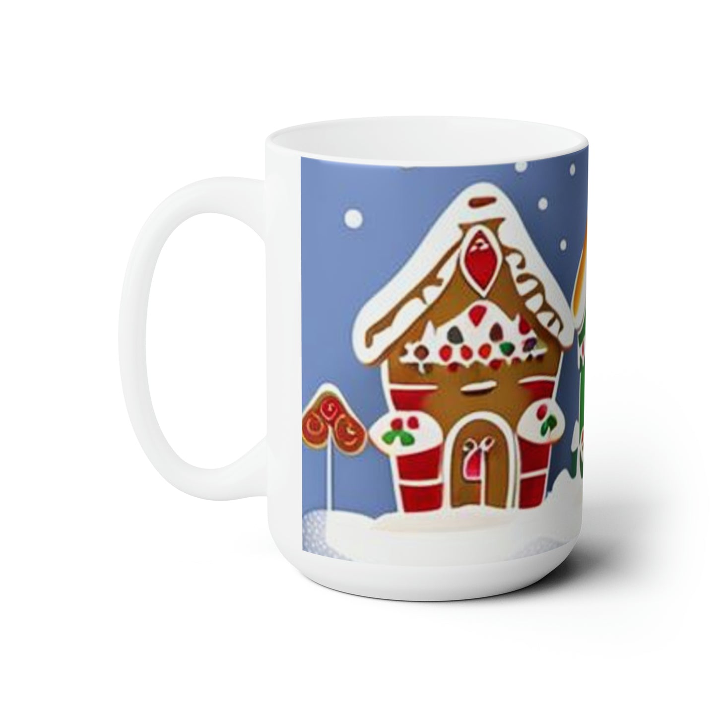 Gingerbread Village Ceramic Mug 15oz