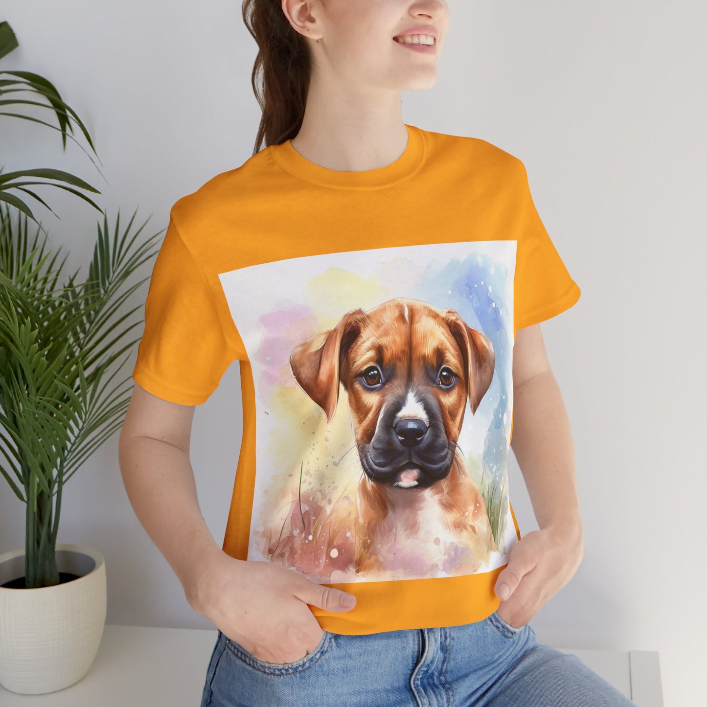 Mastiff Puppy Unisex Jersey Short Sleeve Tee
