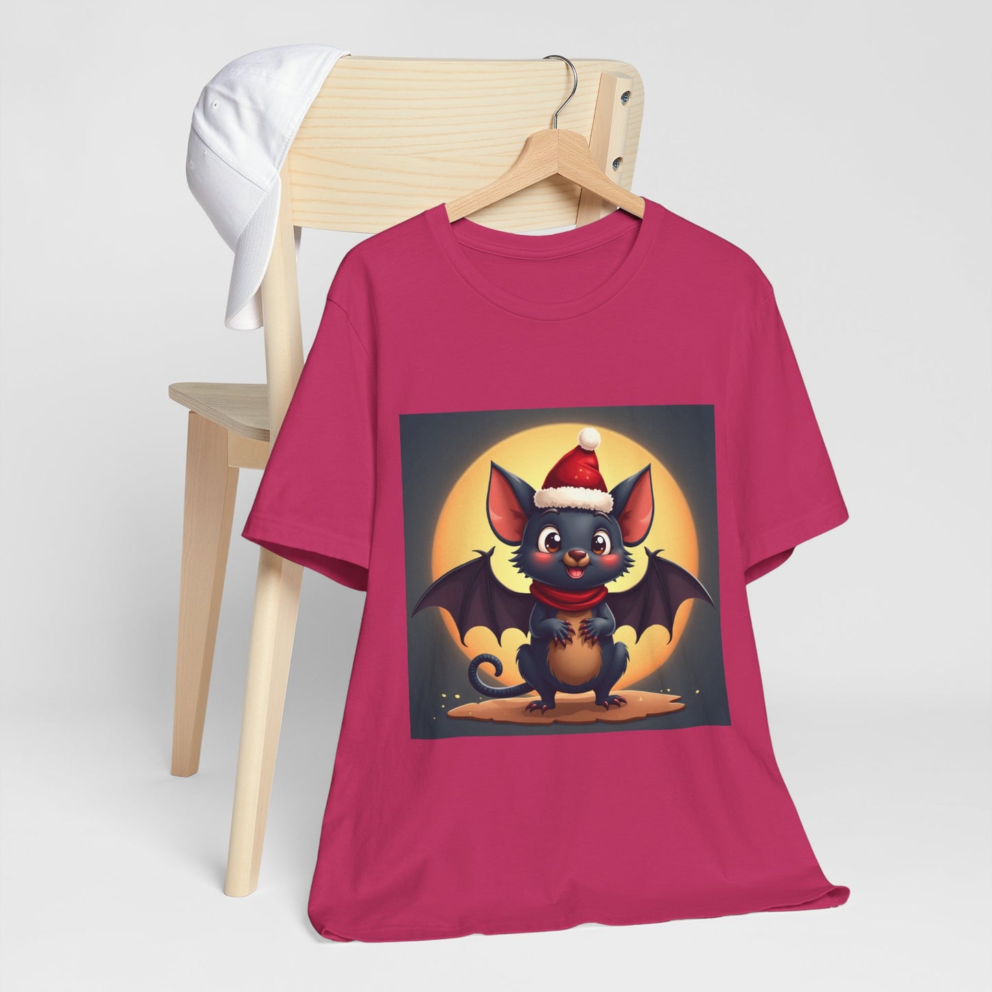 Spooky Christmas Bat Unisex Jersey Tee