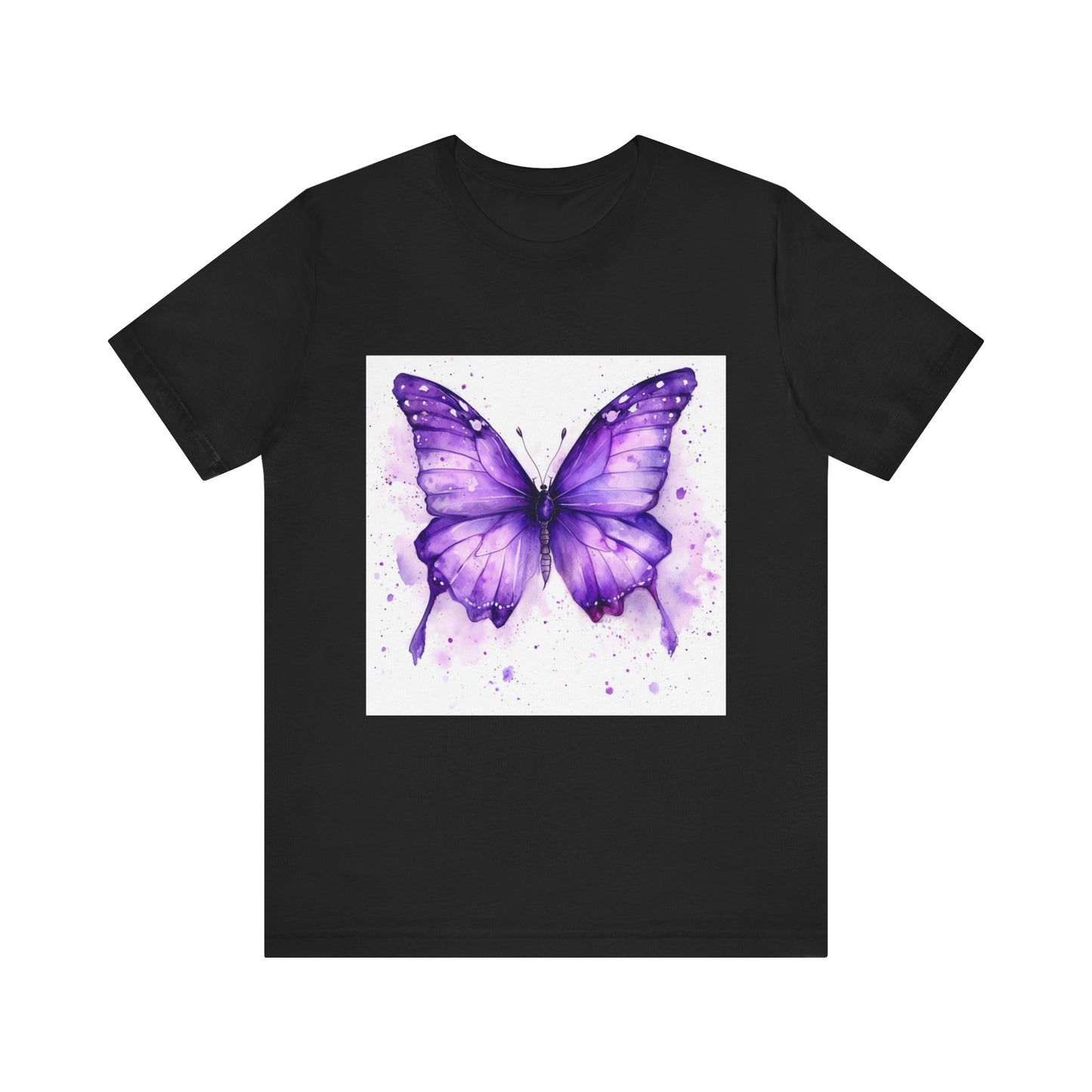 Purple Butterfly Dreams Unisex Jersey Tee - Inspirational Garden Apparel